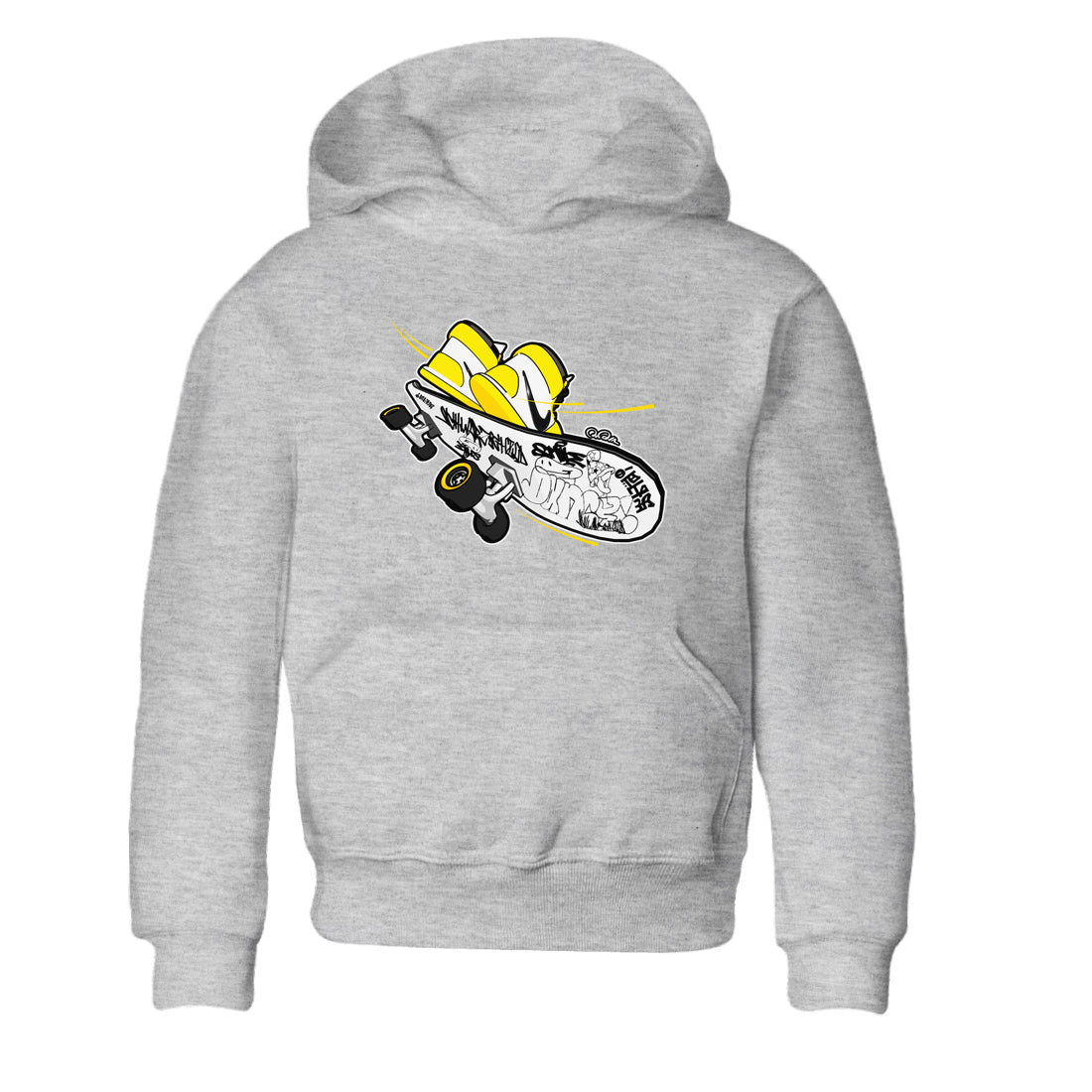 Skateboard snkmatch Tees Kids - Air Jordan 1 Yellow Ochre