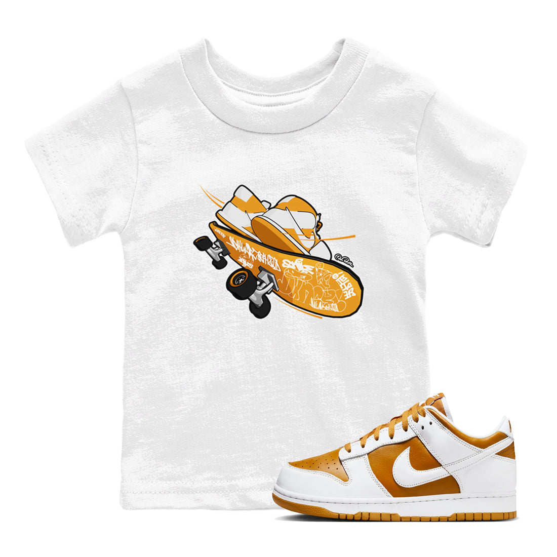 Skateboard snkmatch Tees Kids - Dunk Dark Curry