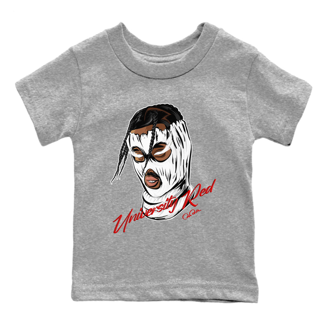 Ski Mask Gang snkmatch Tee Kids - Air Jordan 1 University Red