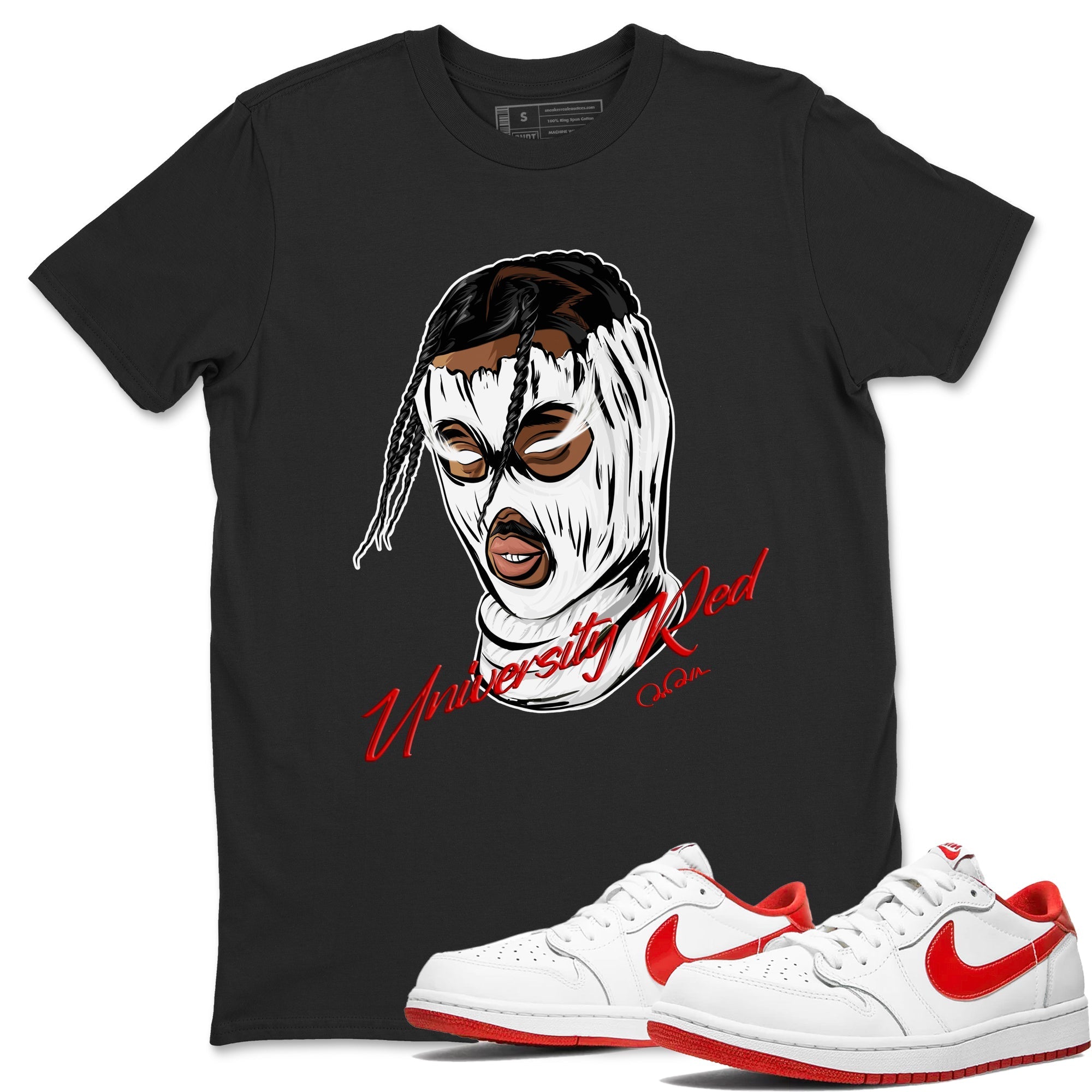 Ski Mask Gang snkmatch Tee - Air Jordan 1 University Red