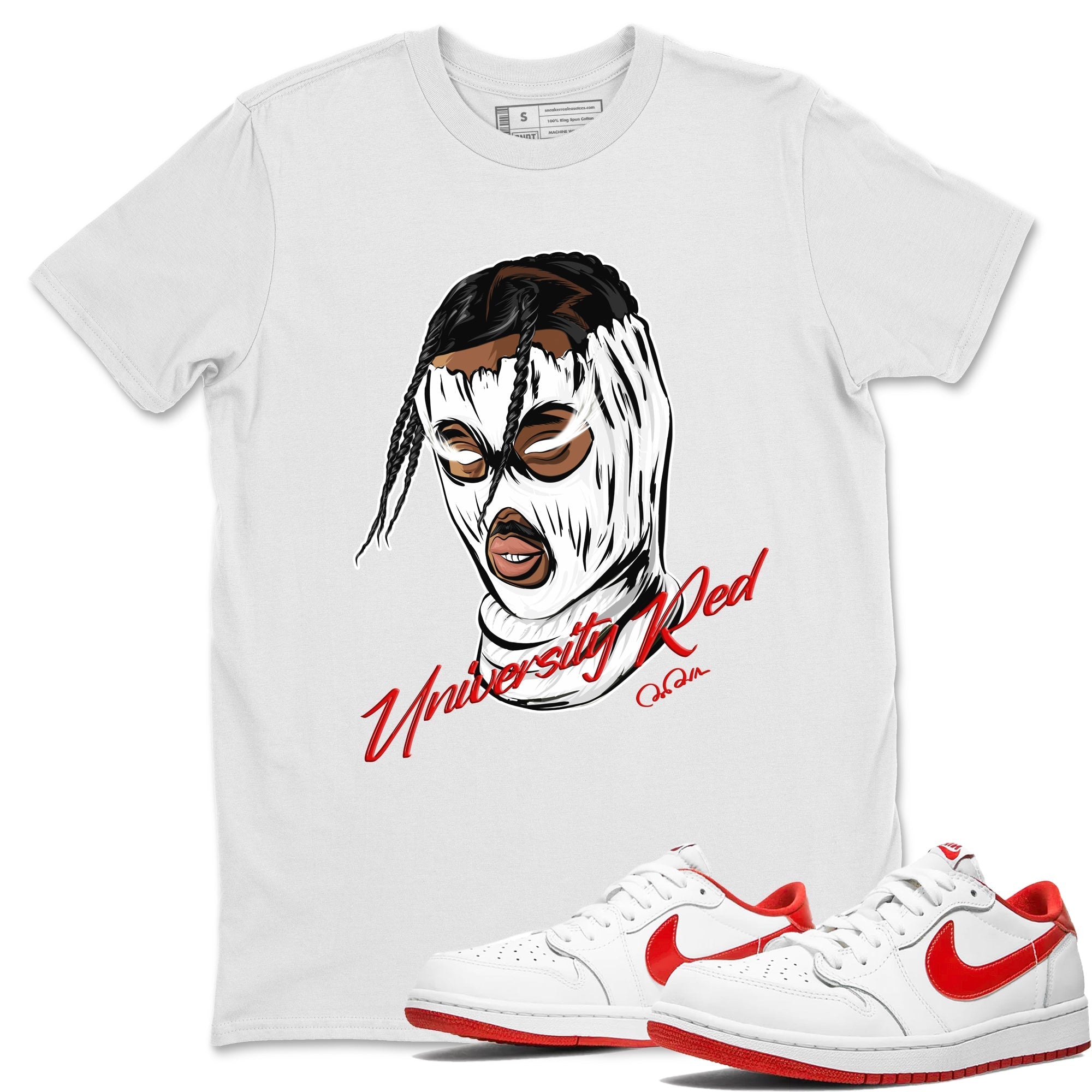 Ski Mask Gang snkmatch Tee - Air Jordan 1 University Red