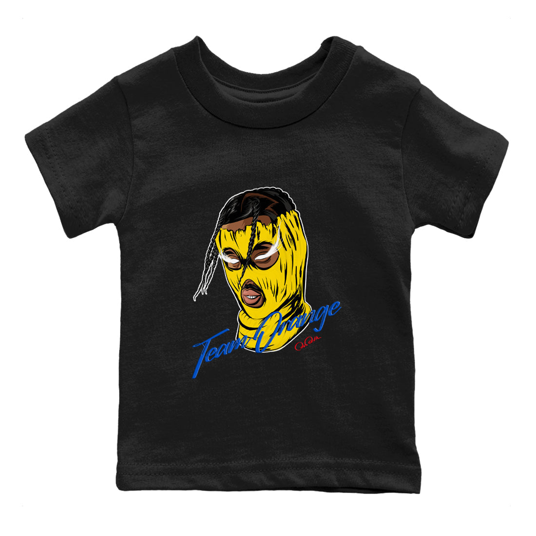 Ski Mask Gang snkmatch Tees Kids - Air Jordan 1 Travis Scott Canary