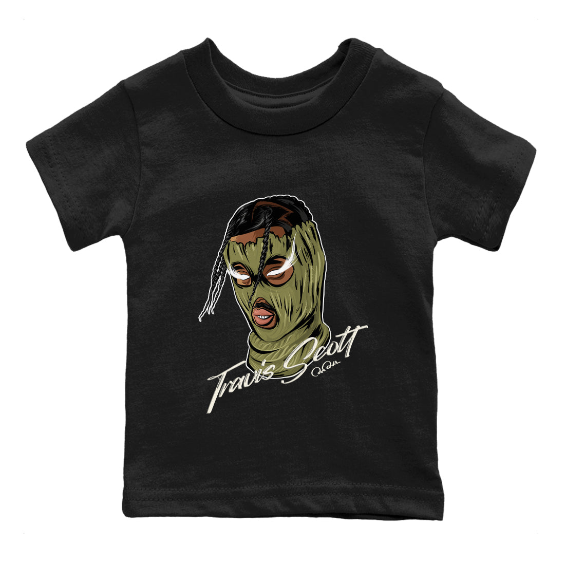 Ski Mask Gang snkmatch Tee Kids - Air Jordan 1 Travis Scott Golf