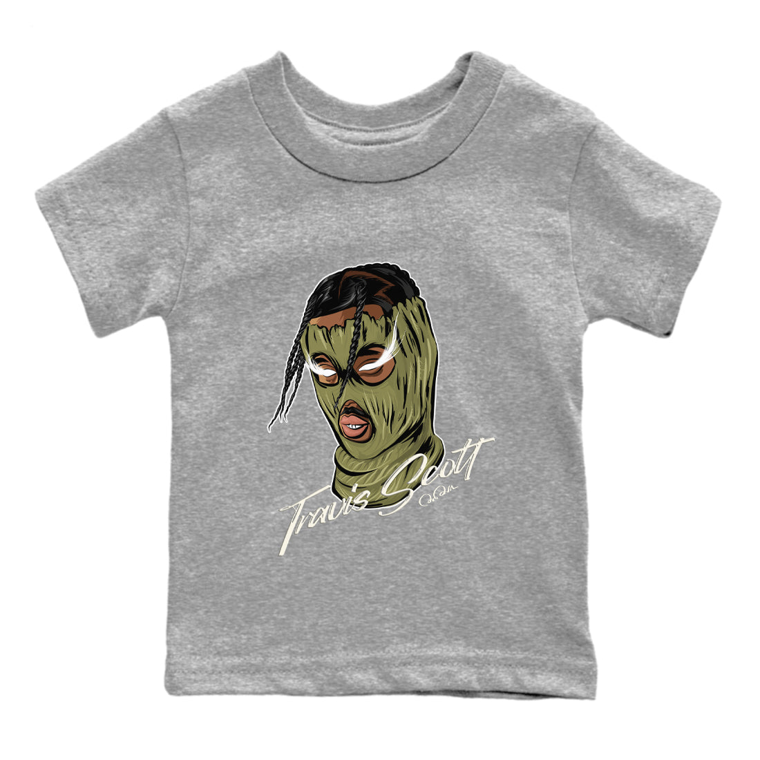 Ski Mask Gang snkmatch Tee Kids - Air Jordan 1 Travis Scott Golf