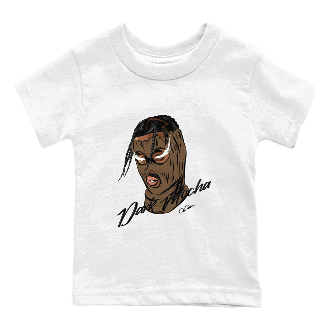 Ski Mask Gang snkmatch Tees Kids - Jordan Jumpman Jack Travis Scott Dark Mocha