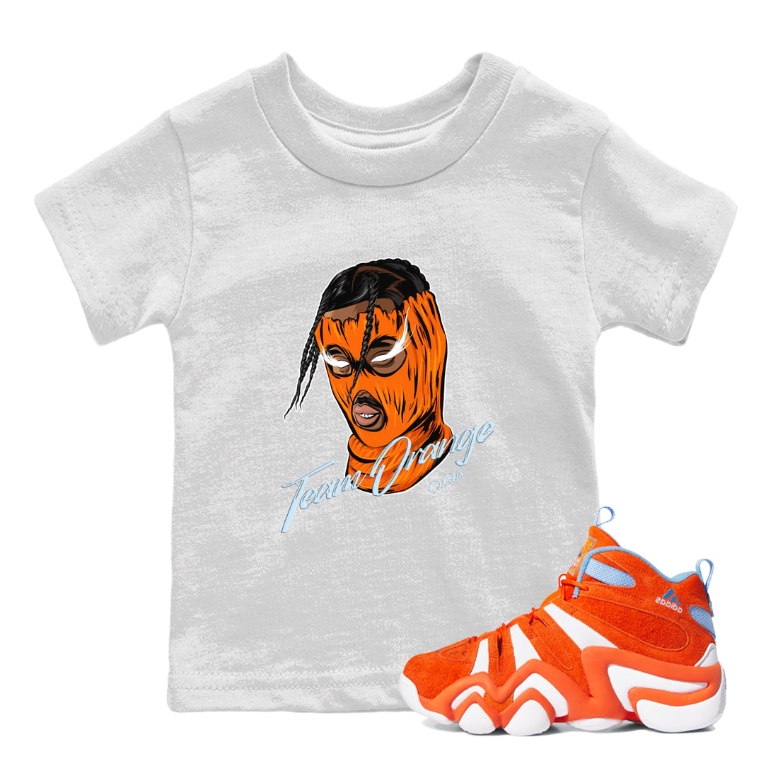 Ski Mask Gang snkmatch Tee Kids - Crazy 8 Team Orange