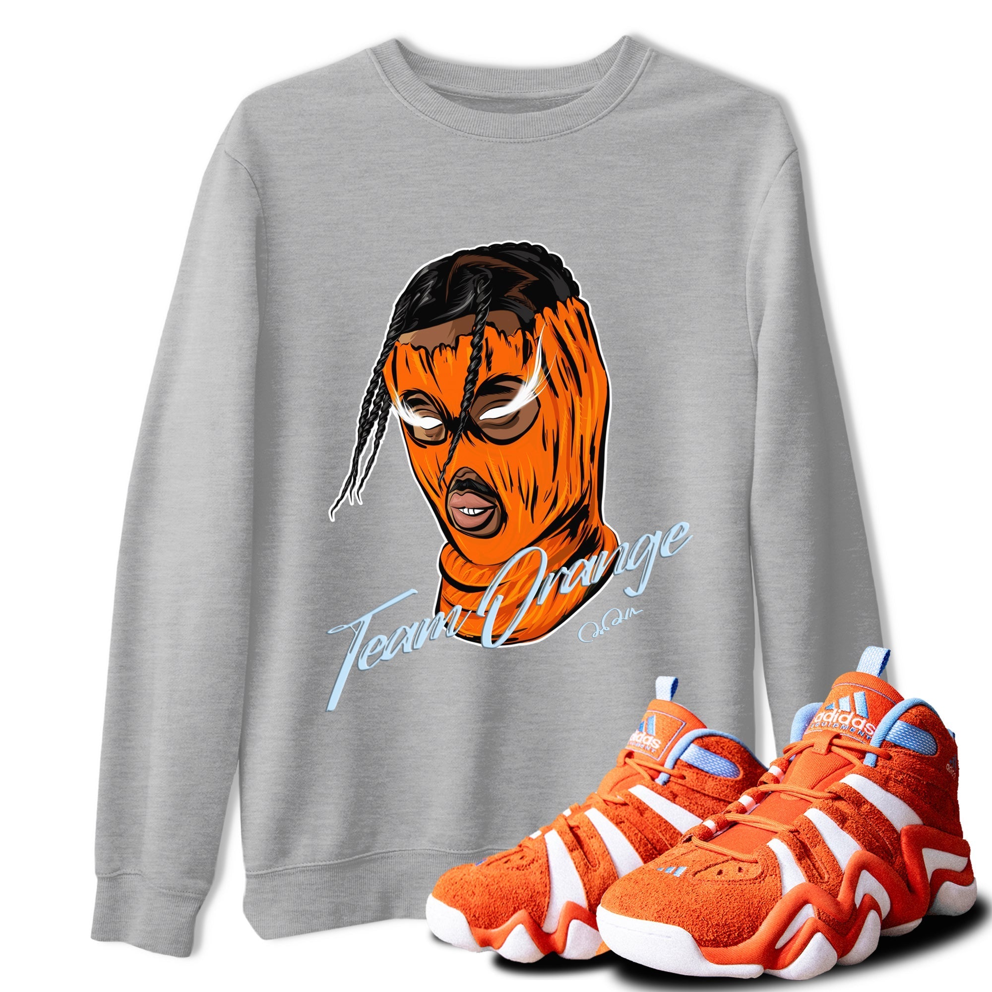 Ski Mask Gang snkmatch Tee - Crazy 8 Team Orange
