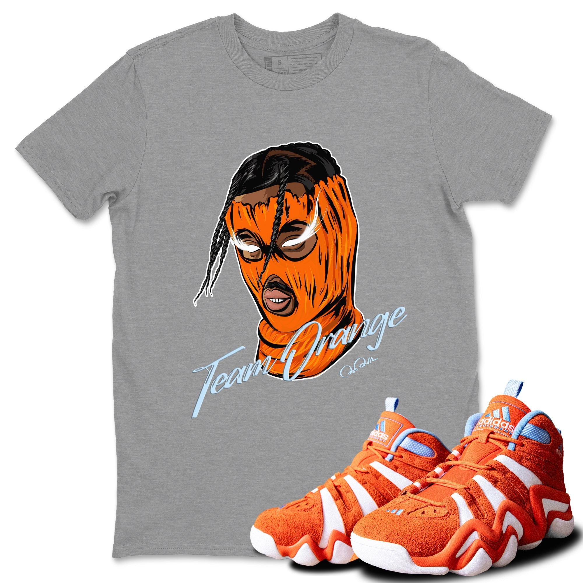 Ski Mask Gang snkmatch Tee - Crazy 8 Team Orange