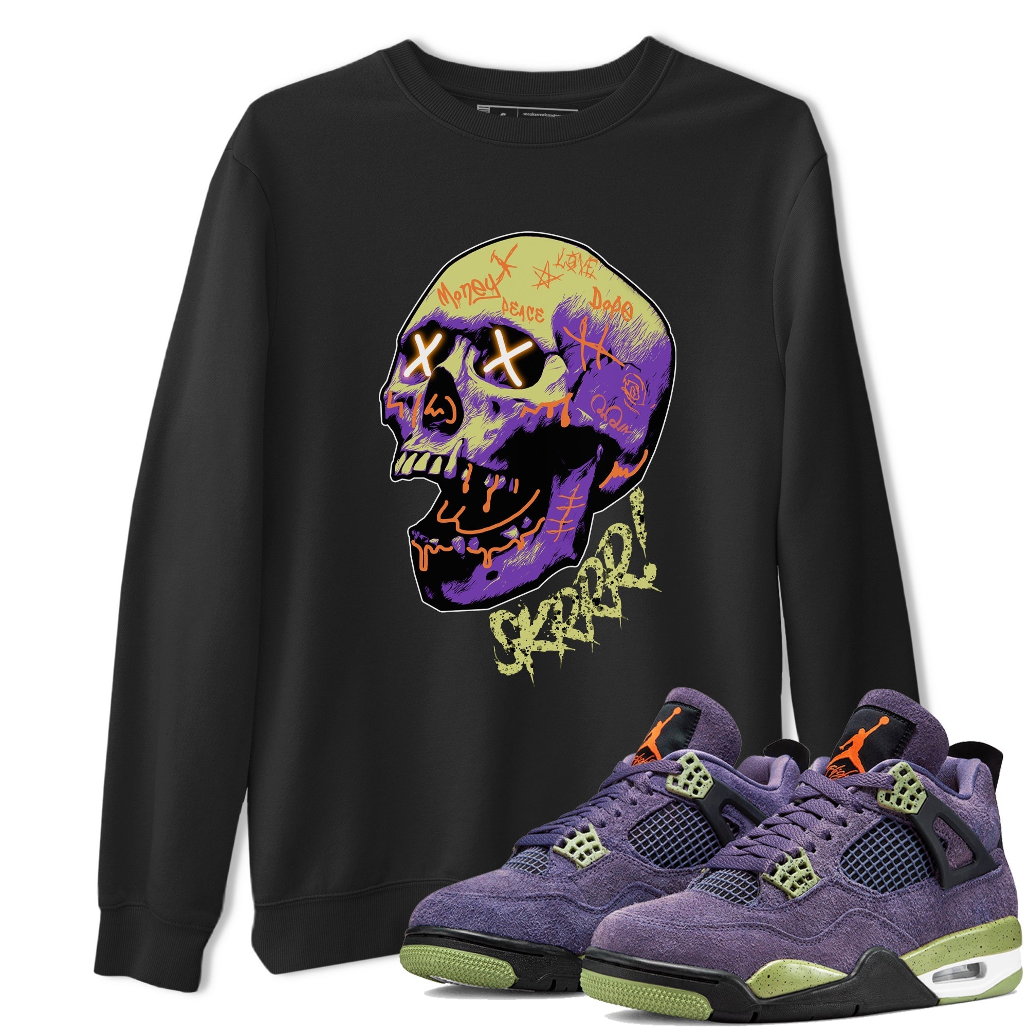 Skrrr snkmatch Tee - Air Jordan 4 Canyon Purple
