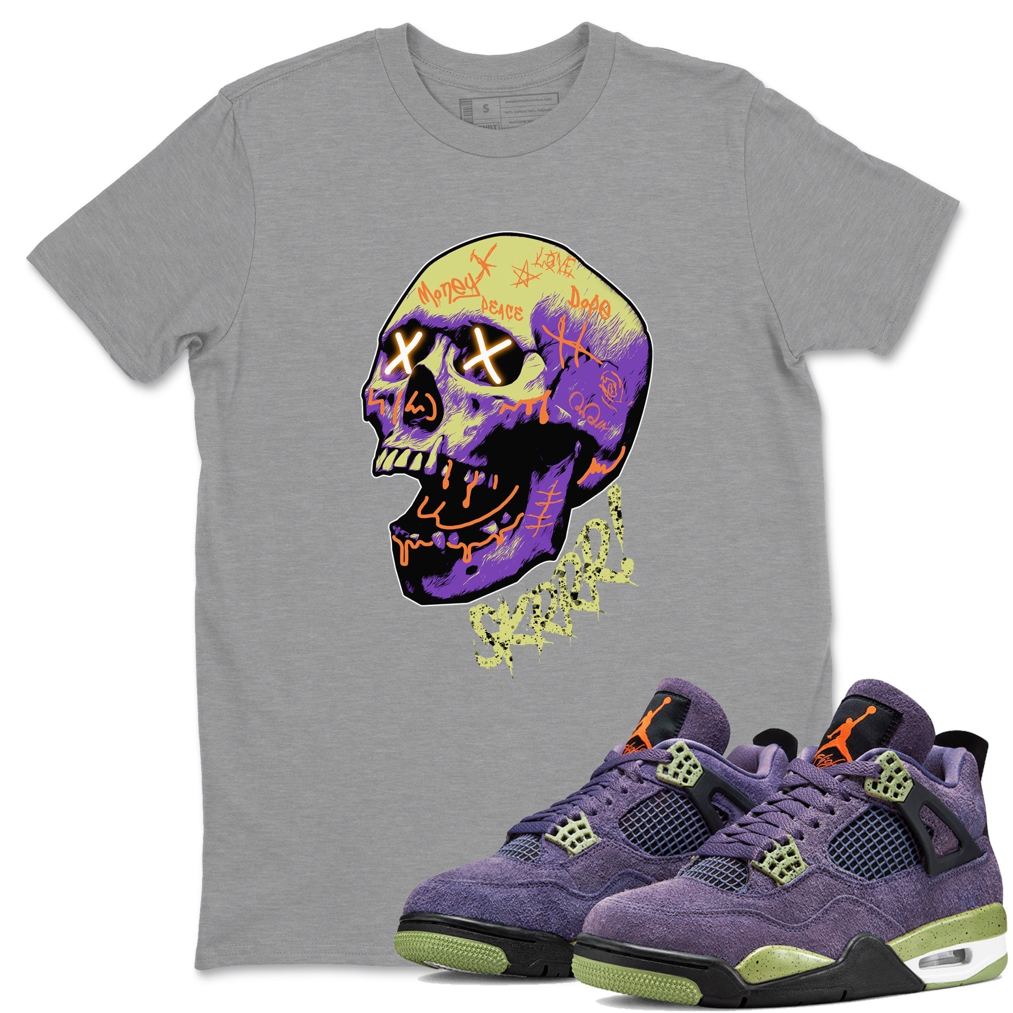Skrrr snkmatch Tee - Air Jordan 4 Canyon Purple