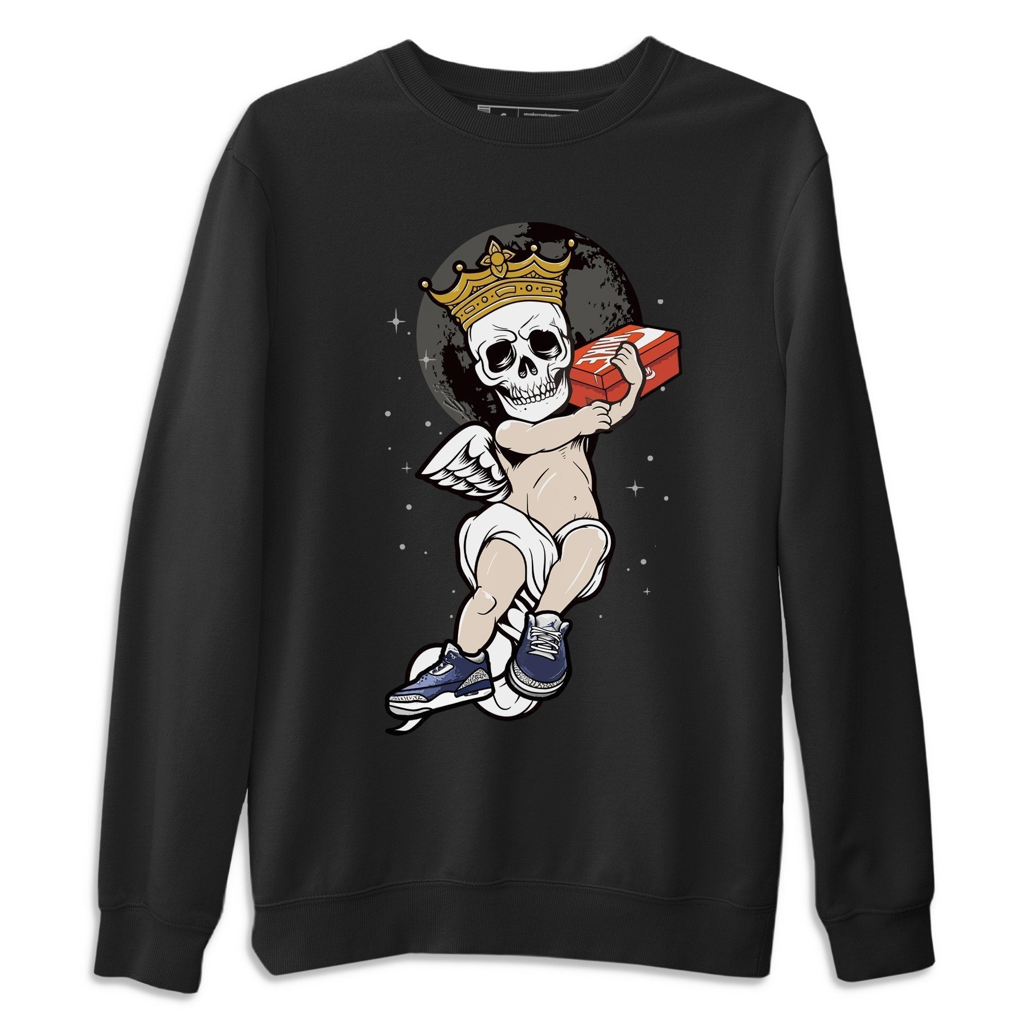 Skull Angel Unisex Tops - Air Jordan 3 Midnight Navy