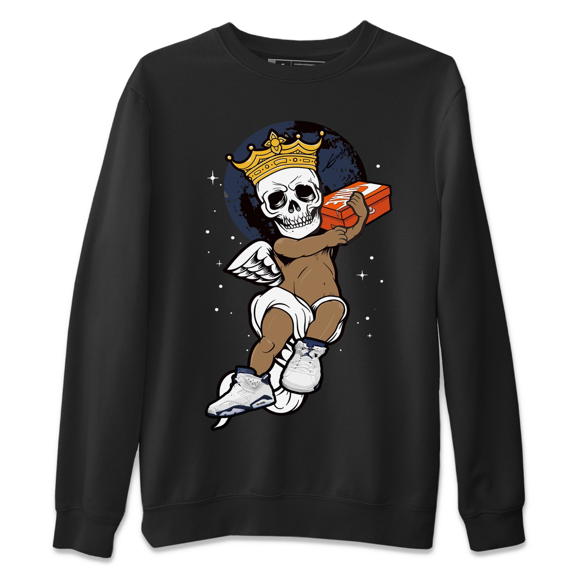 Skull Angel Unisex Tops - Air Jordan 6 Midnight Navy