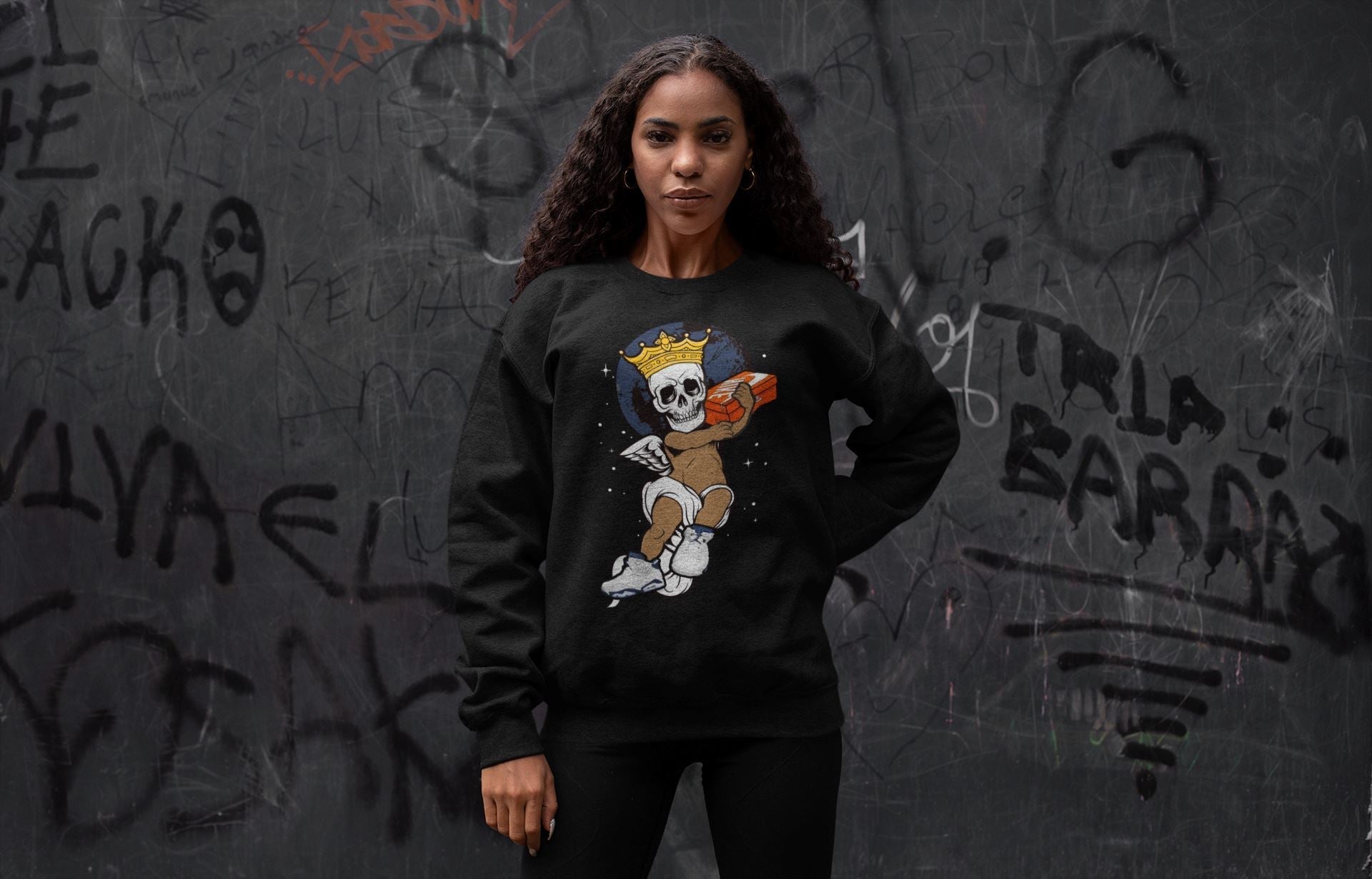 Skull Angel Unisex Tops - Air Jordan 6 Midnight Navy