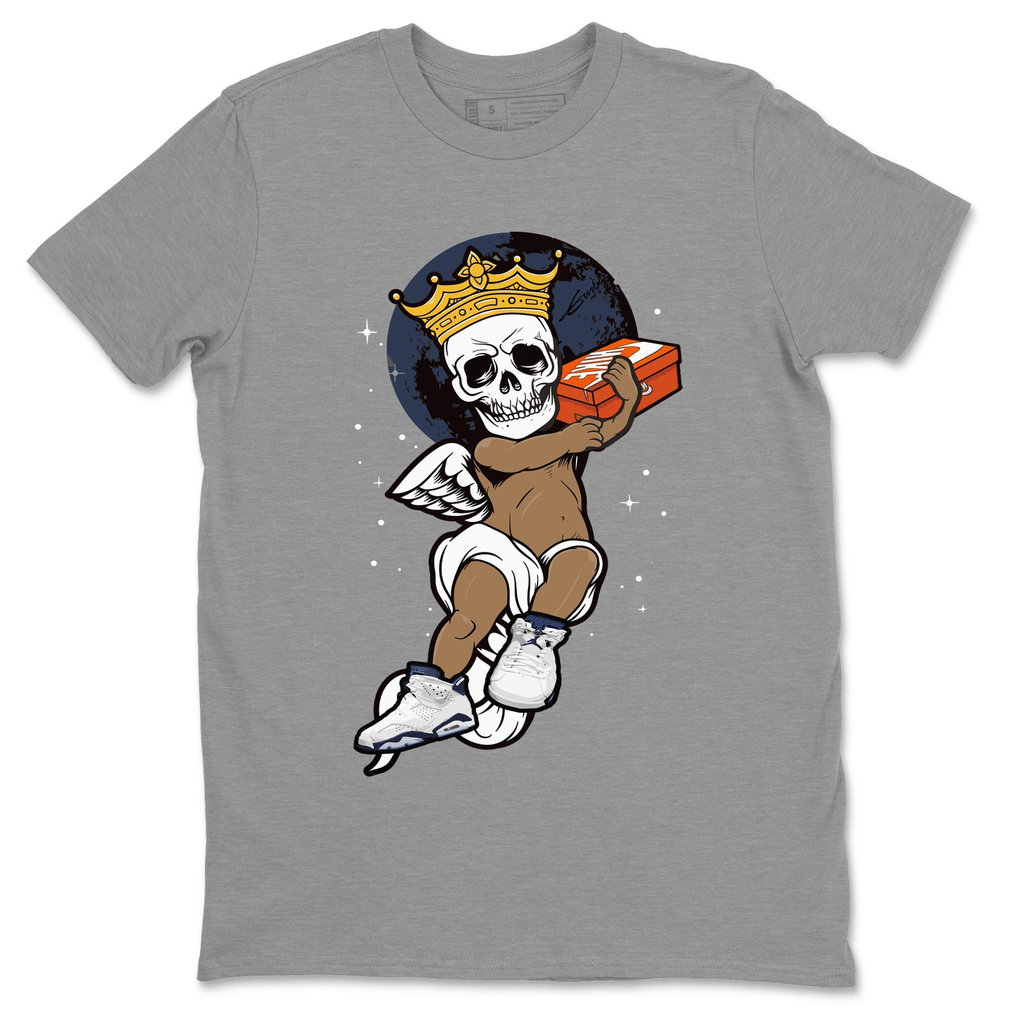 Skull Angel Unisex Tops - Air Jordan 6 Midnight Navy