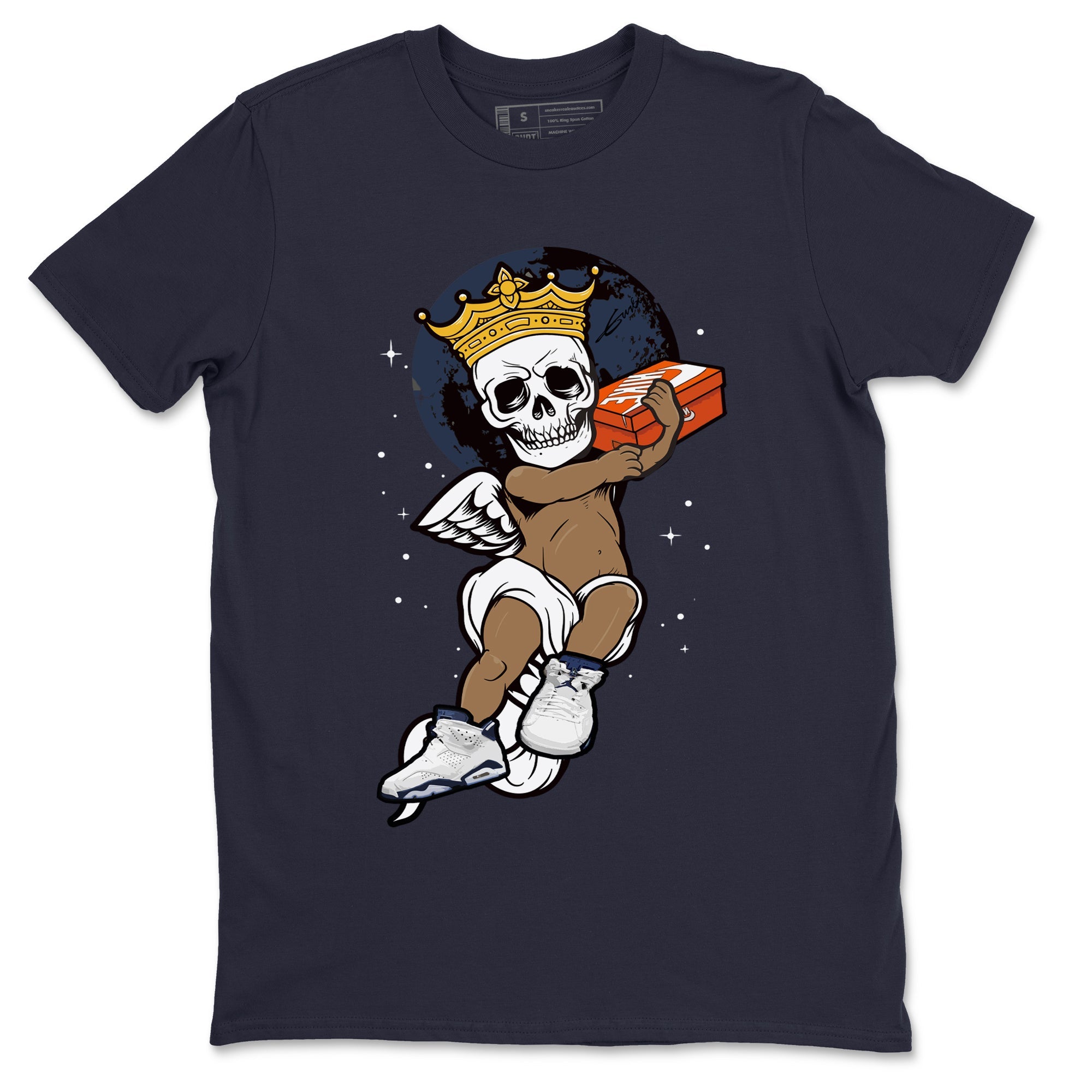 Skull Angel Unisex Tops - Air Jordan 6 Midnight Navy