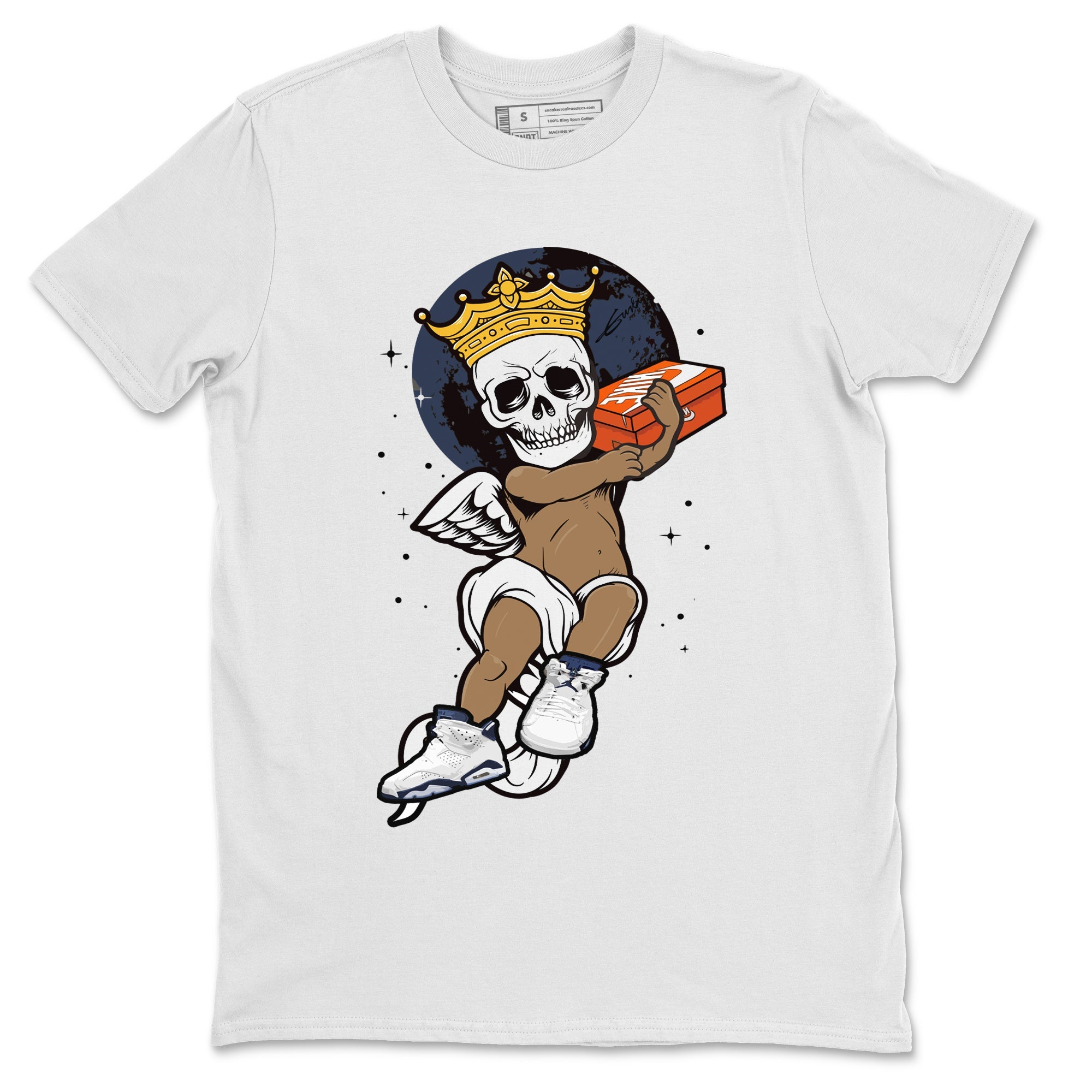 Skull Angel Unisex Tops - Air Jordan 6 Midnight Navy