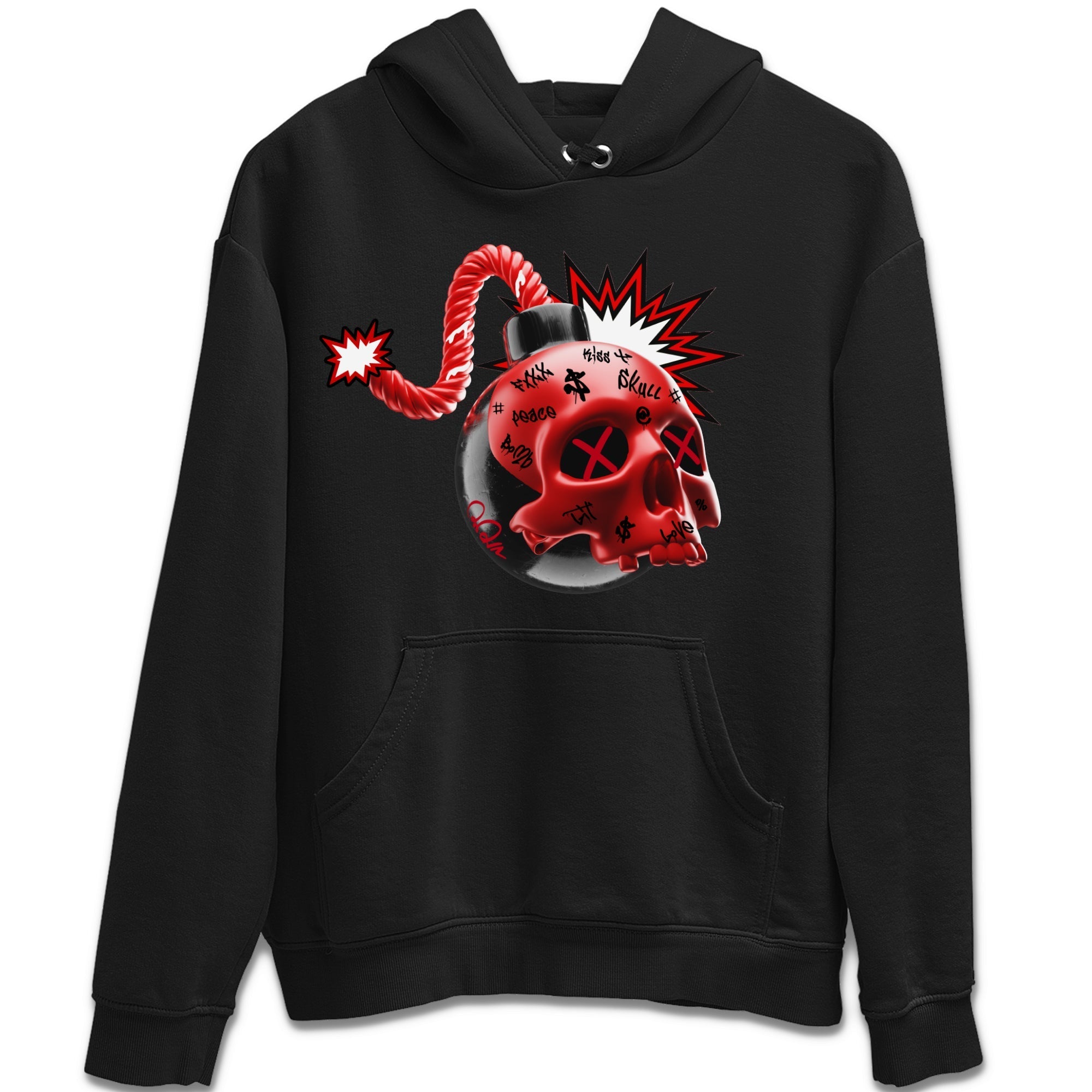 Skull Bomb Unisex Tops - Air Jordan 1 Satin Bred