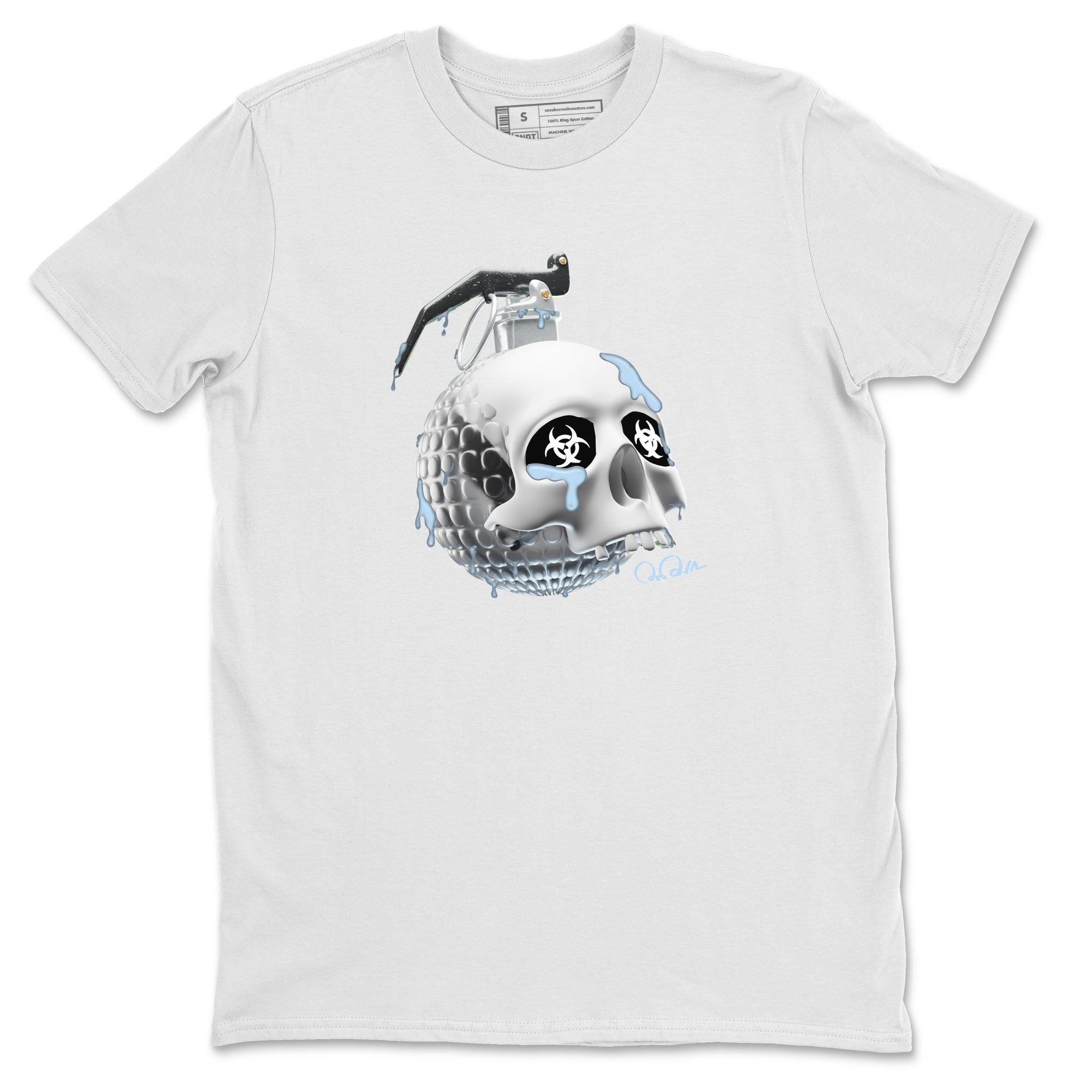 Skull Bomb Unisex Tops - Air Jordan 11 White Cement