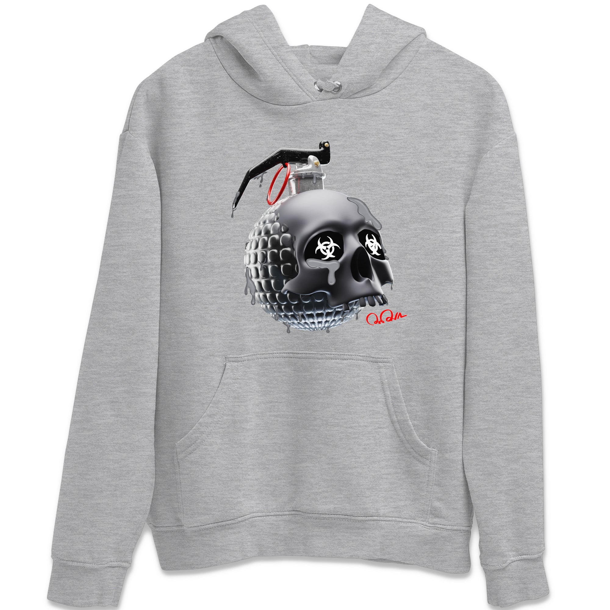 Skull Bomb Unisex Tops - Air Jordan 13 Black Flint