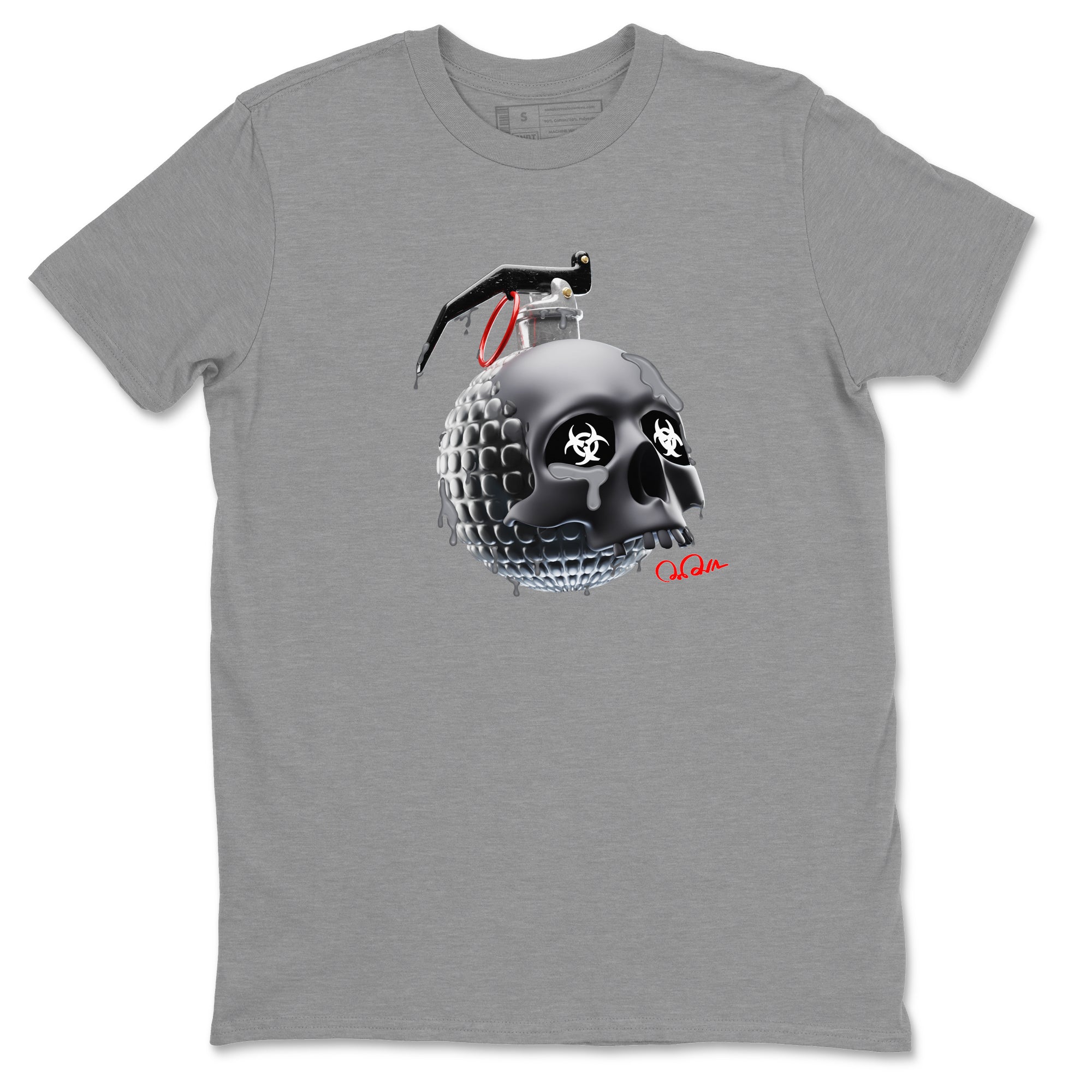 Skull Bomb Unisex Tops - Air Jordan 13 Black Flint