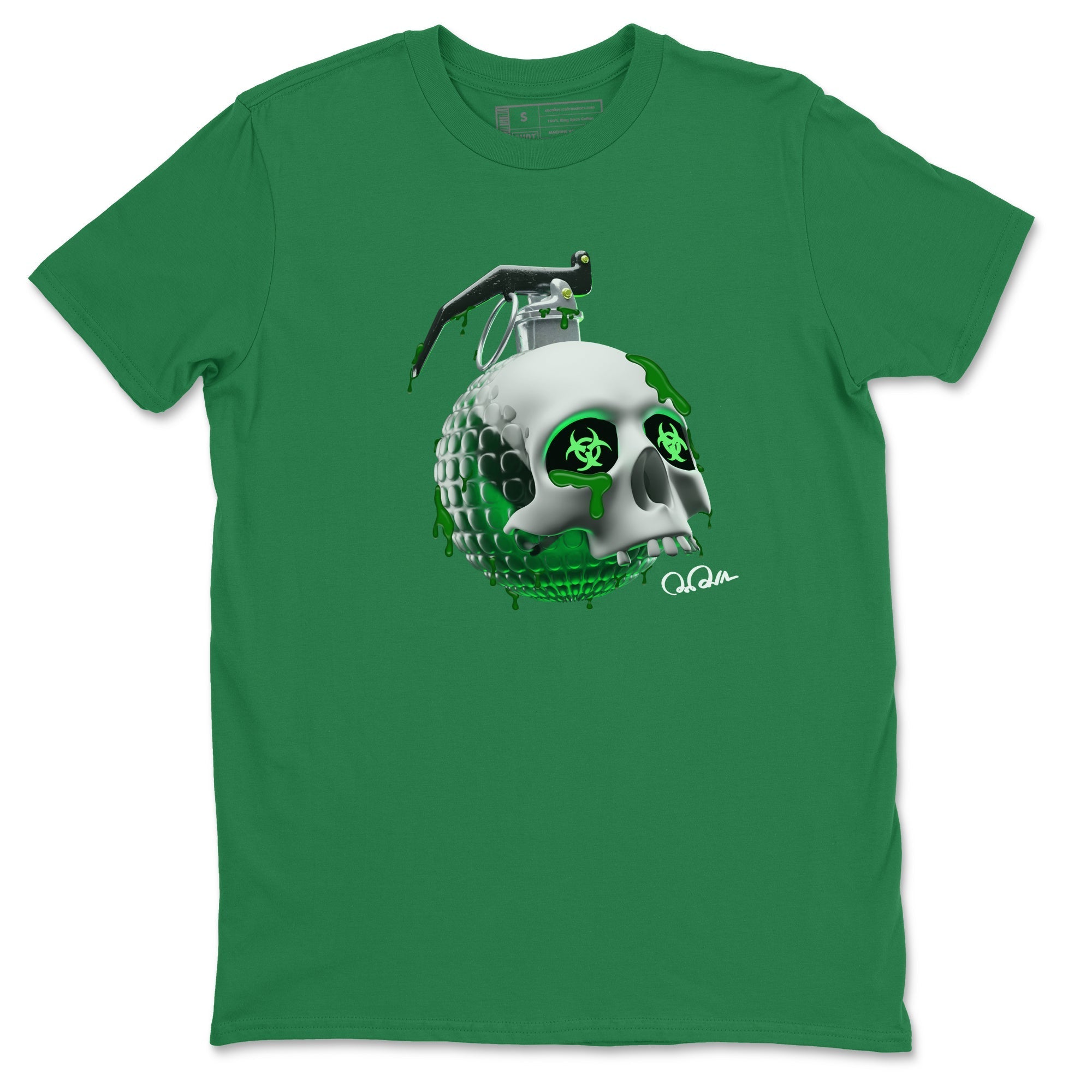 Skull Bomb Unisex Tops - Air Jordan 4 Pine Green