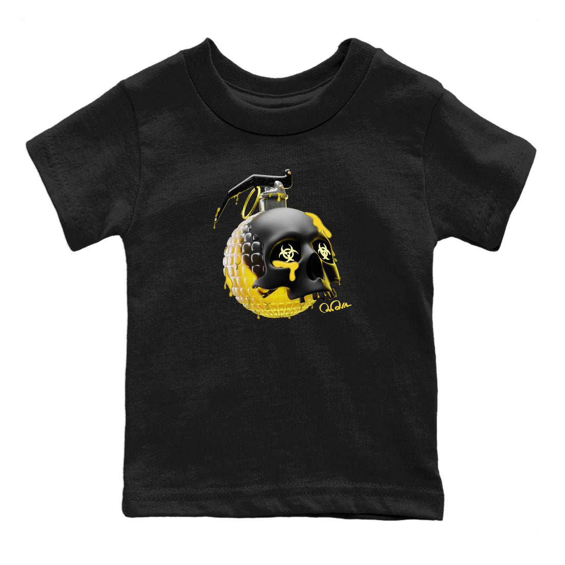 Skull Bomb Kids Tops - Air Jordan 4 Thunder