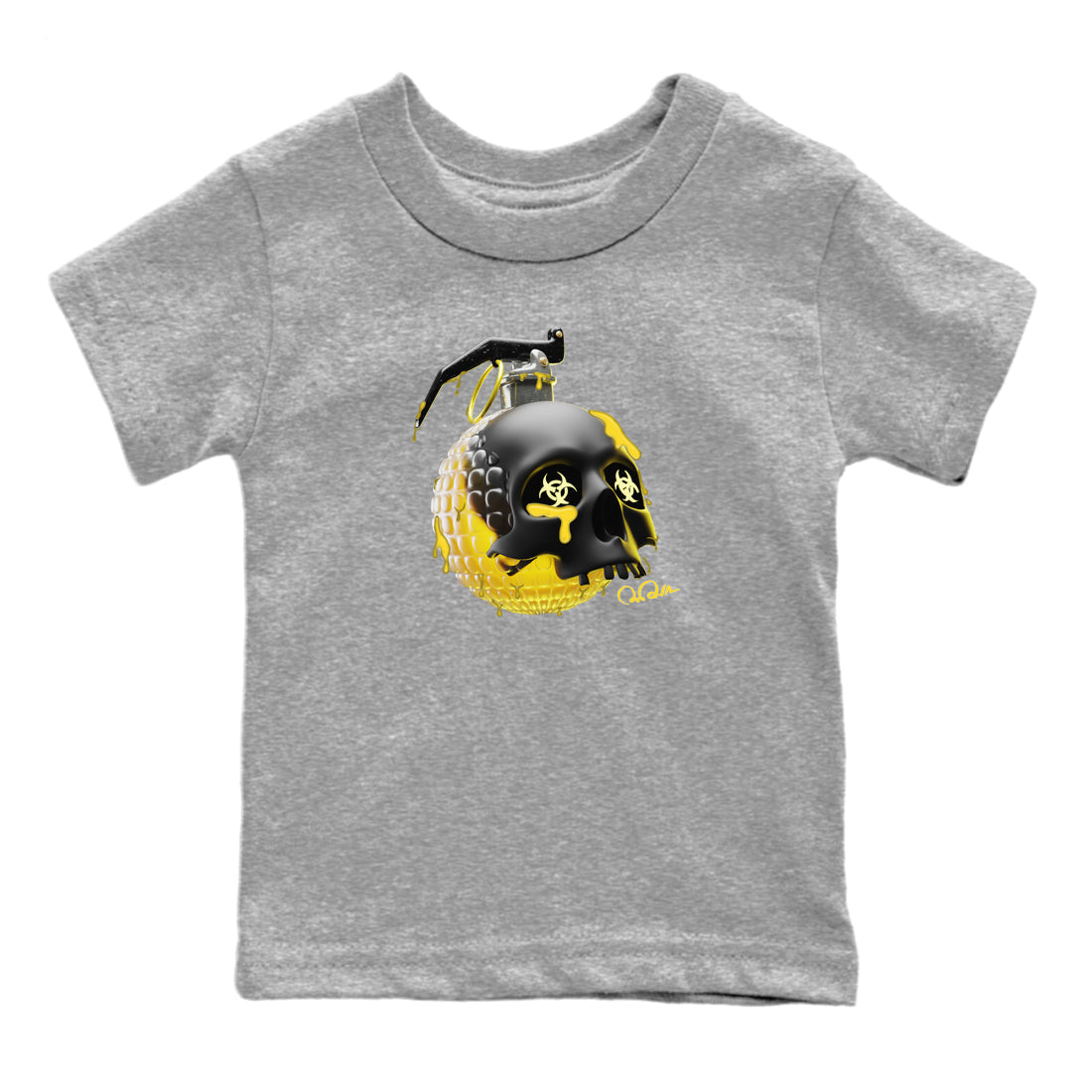 Skull Bomb Kids Tops - Air Jordan 4 Thunder