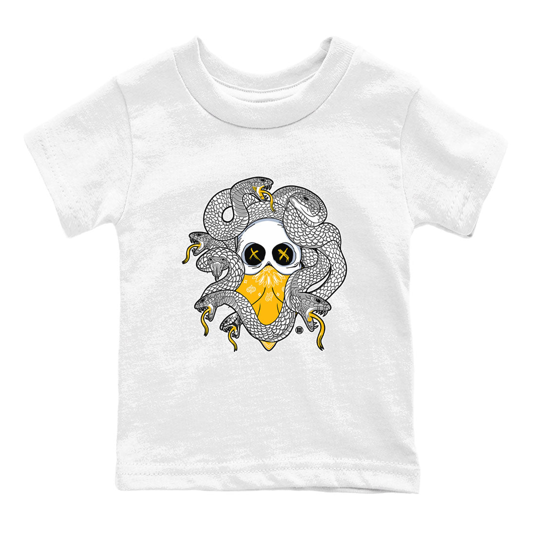 Skull Medusa snkmatch Tee Kids - Air Jordan 6 Yellow Ochre