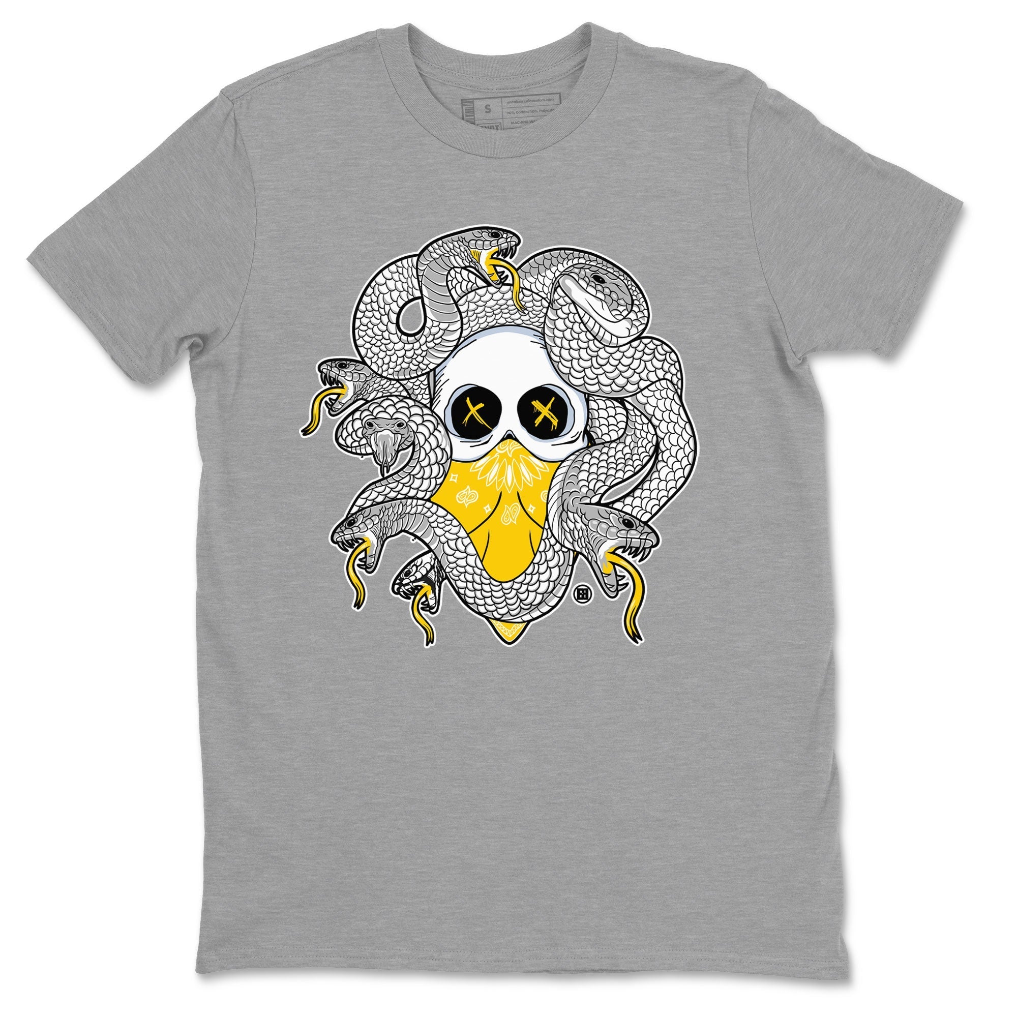 Skull Medusa snkmatch Tee - Air Jordan 6 Yellow Ochre