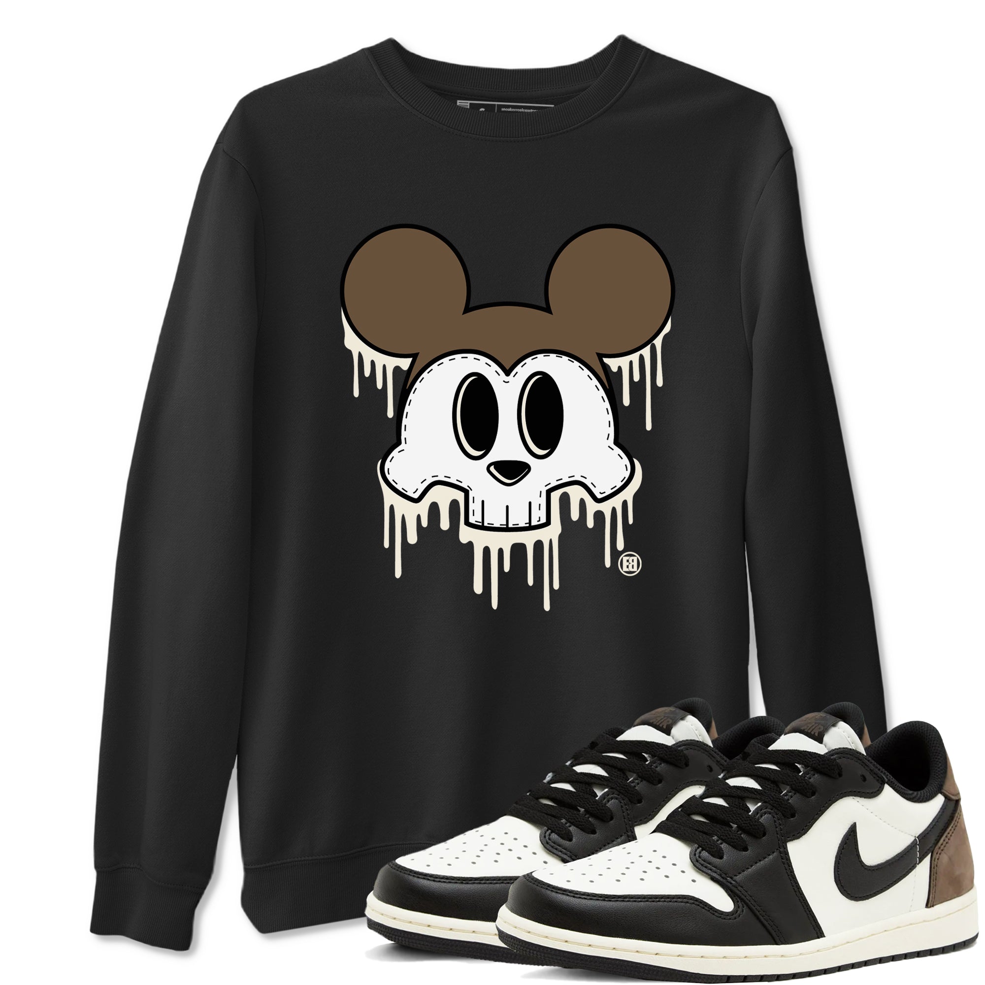 Skull Mouse snkmatch Tees - Air Jordan 1 Mocha