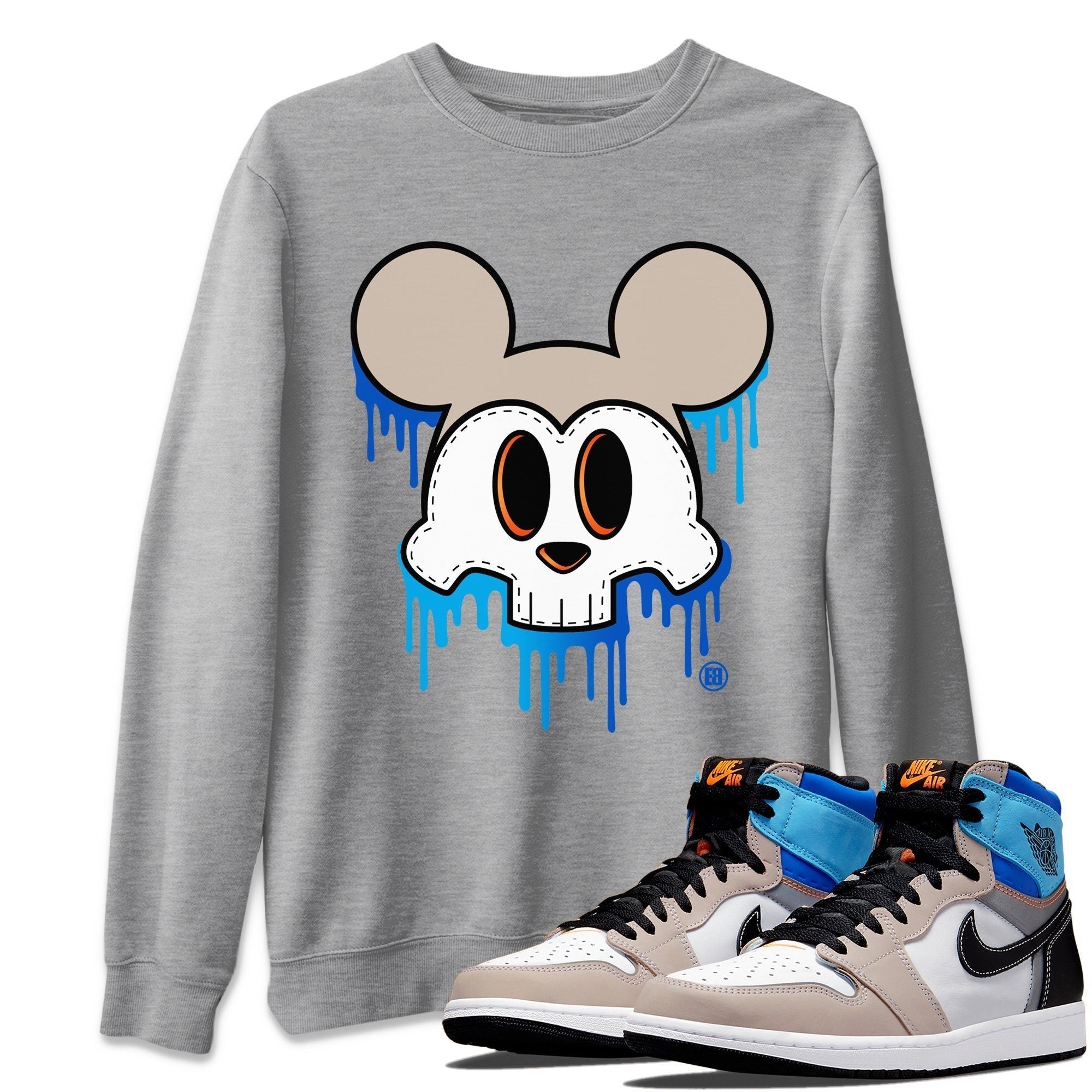 Skull Mouse Unisex Tops - Air Jordan 1 Prototype