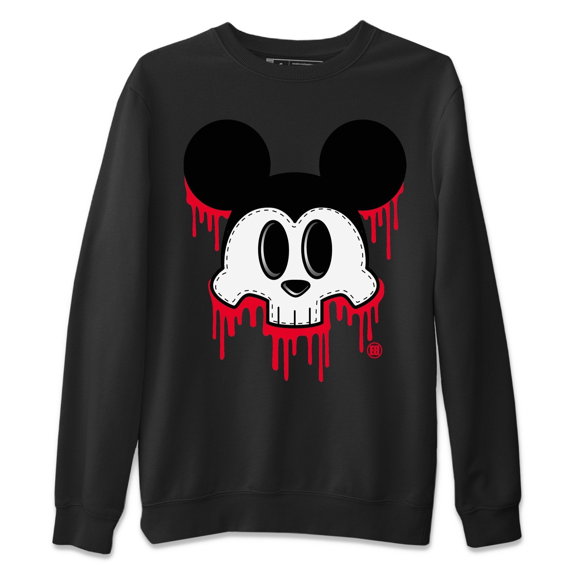 Skull Mouse Unisex Tops - Air Jordan 4 Red Thunder