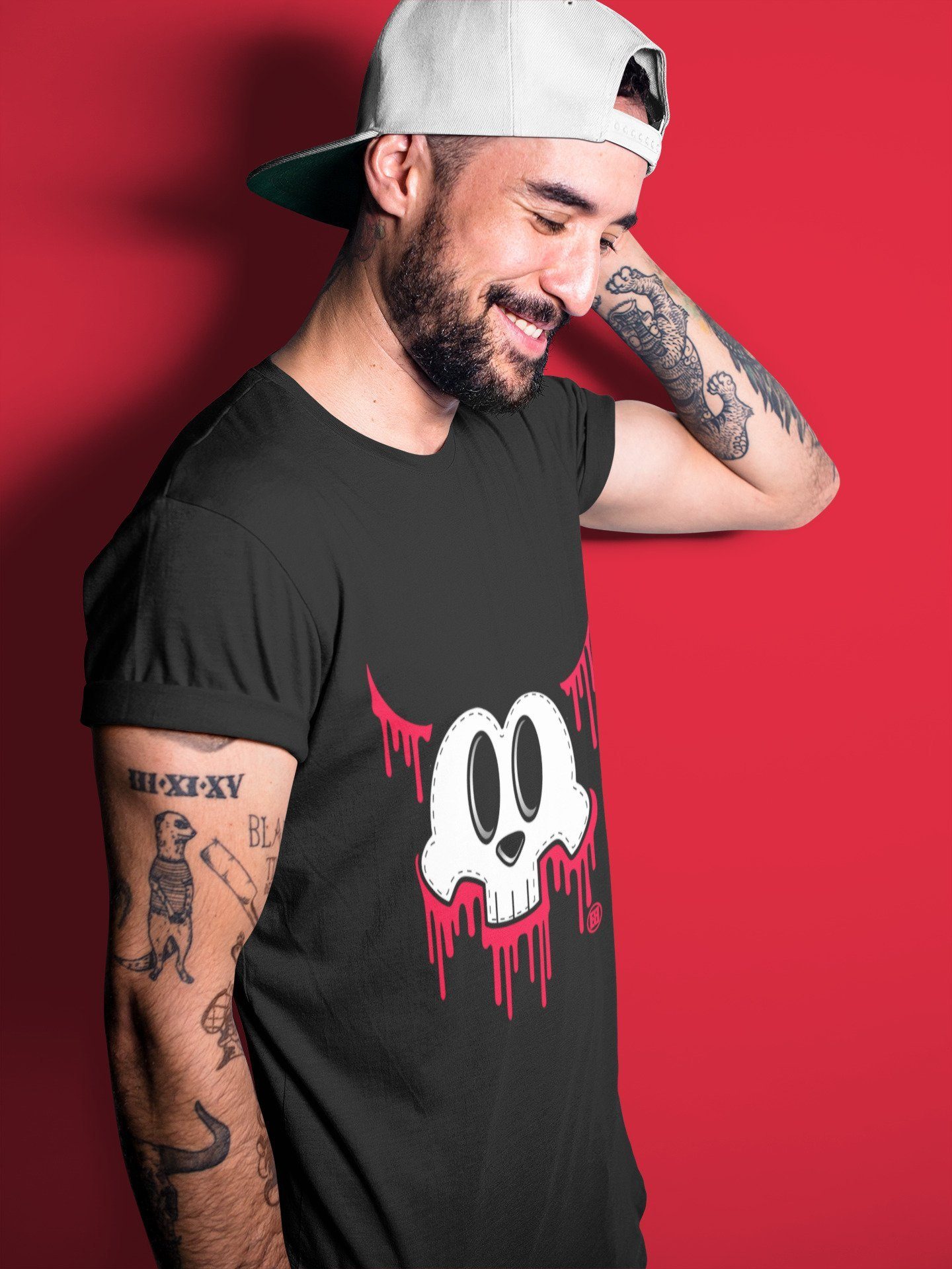 Skull Mouse Unisex Tops - Air Jordan 4 Red Thunder
