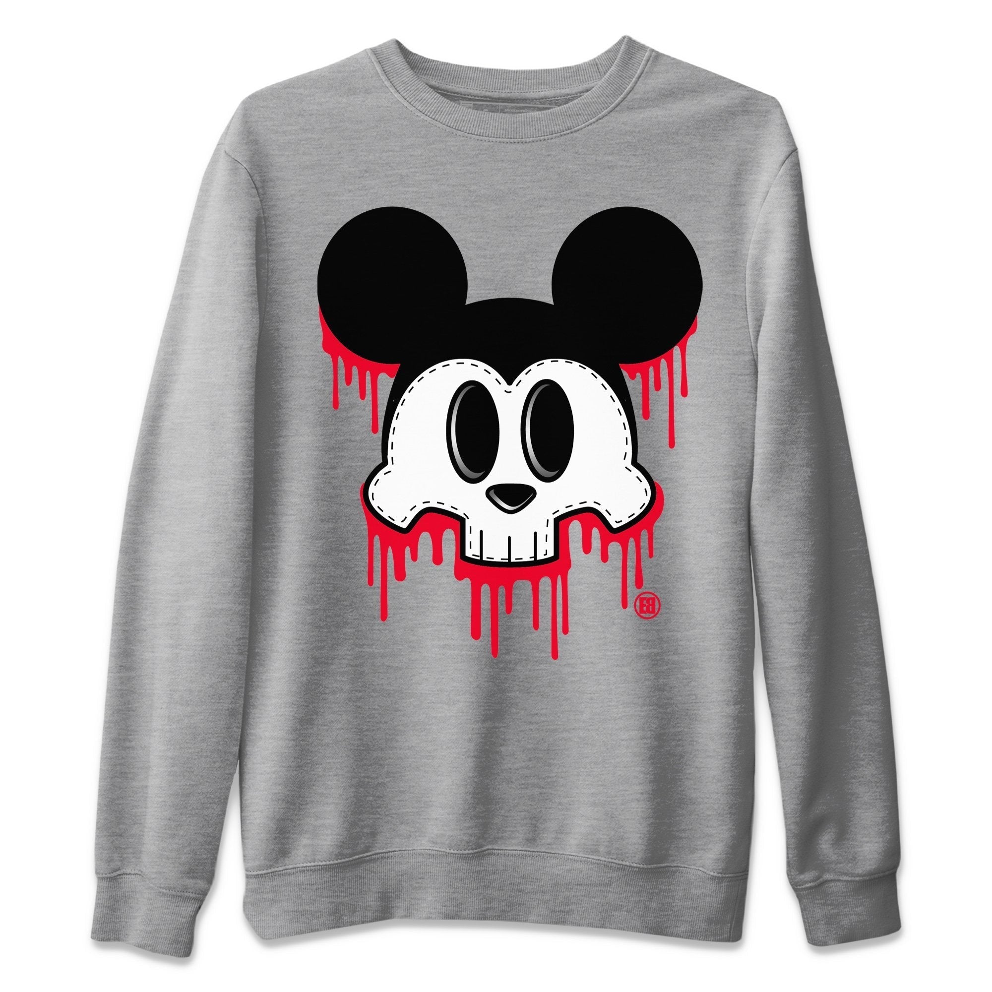Skull Mouse Unisex Tops - Air Jordan 4 Red Thunder