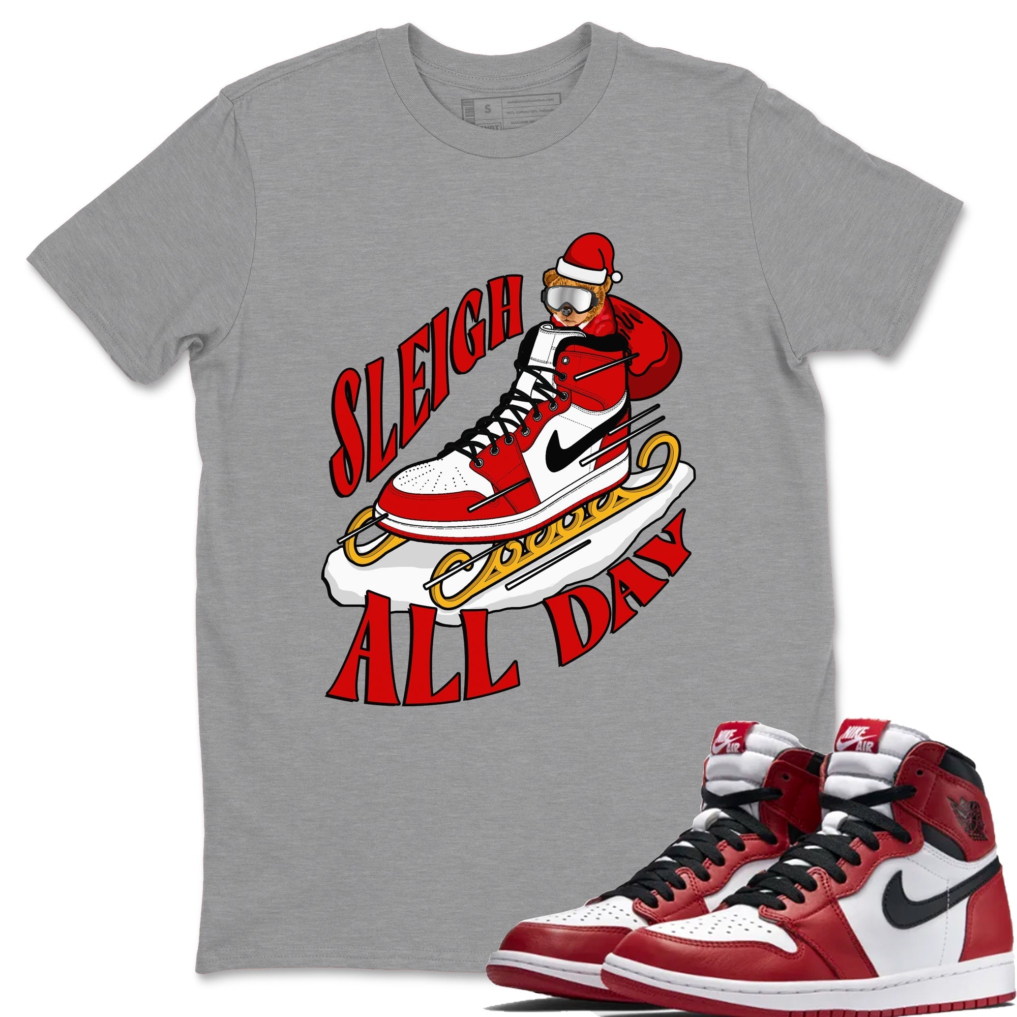 Sleigh All Day snkmatch Tee - Air Jordan 1 Chicago
