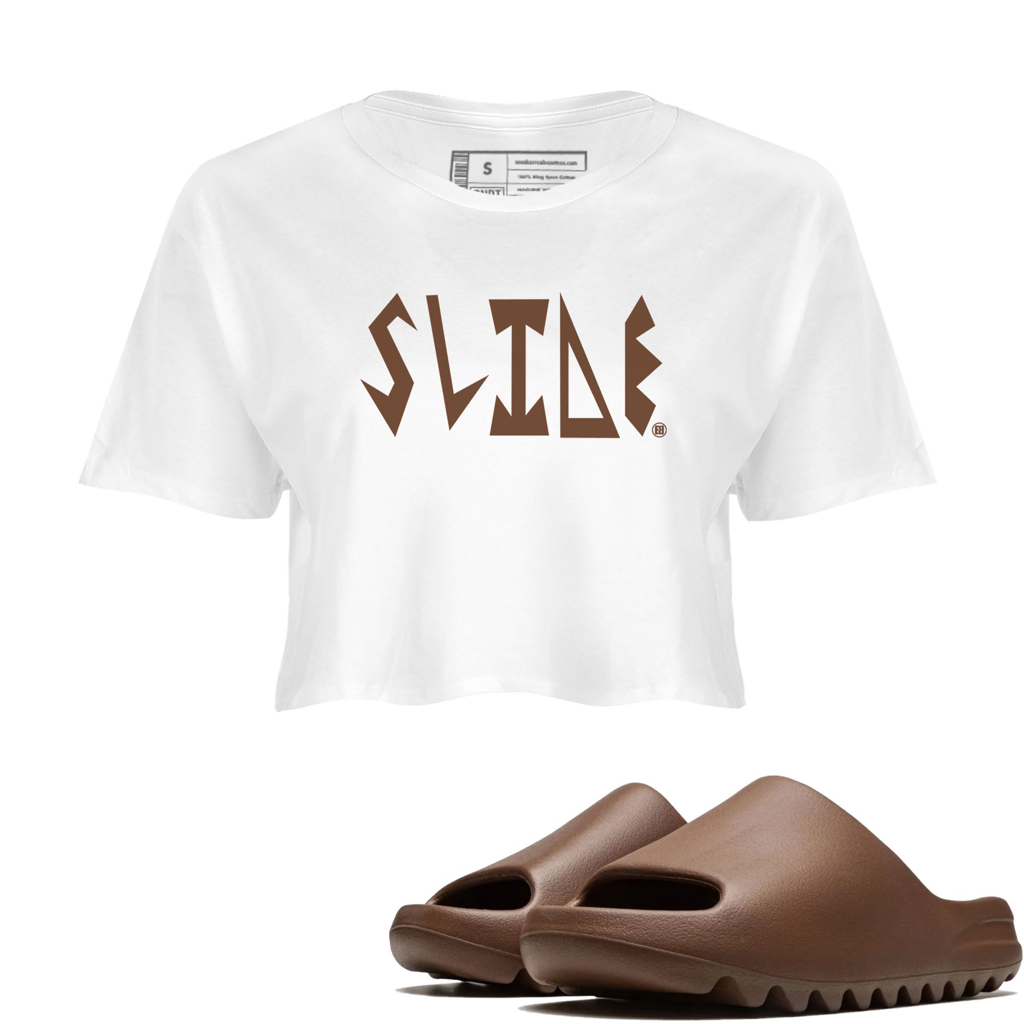 Slide Letters snkmatch Women's Top - Yeezy Slide Flax