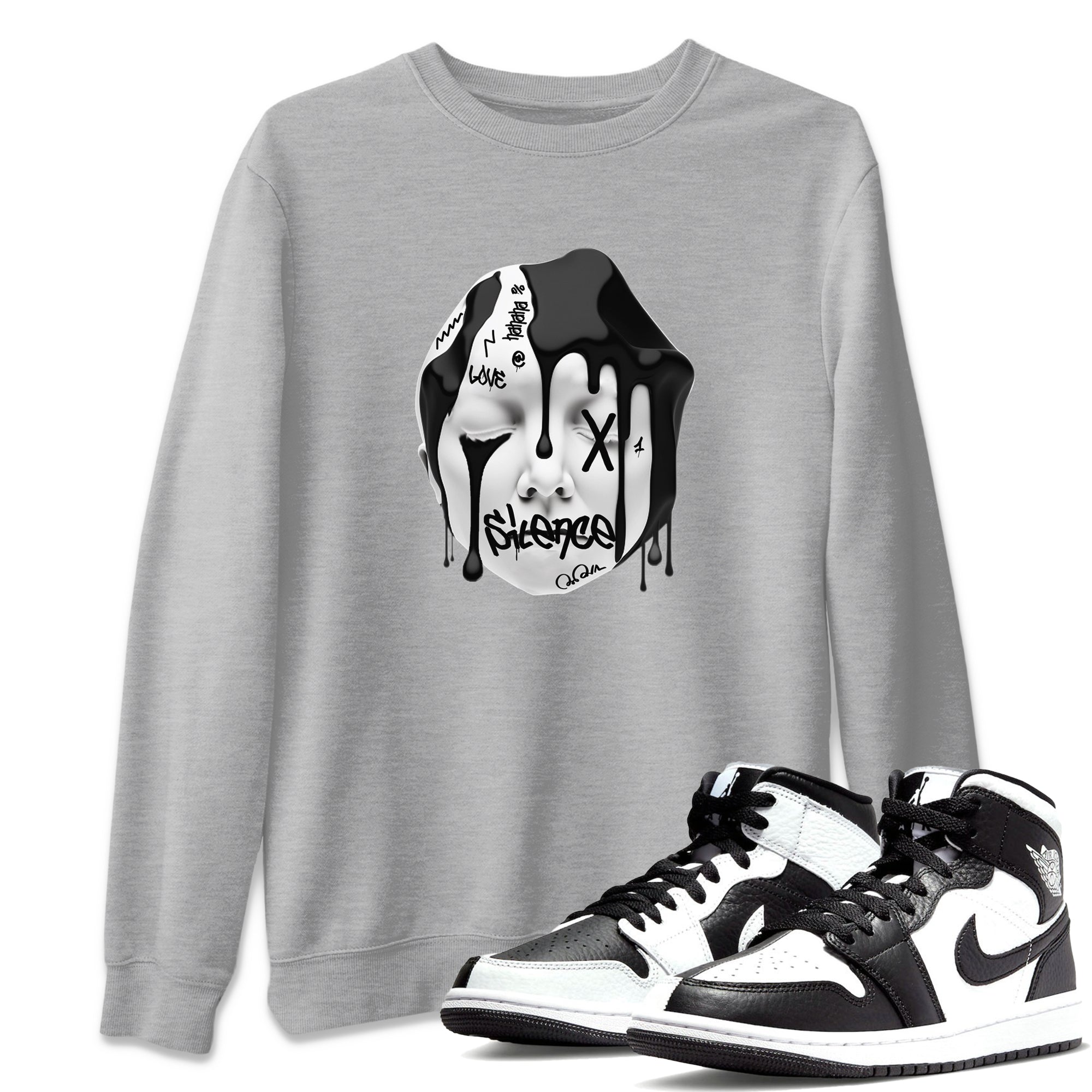 Silence Sculpture Unisex Tops - Air Jordan 1 Homage