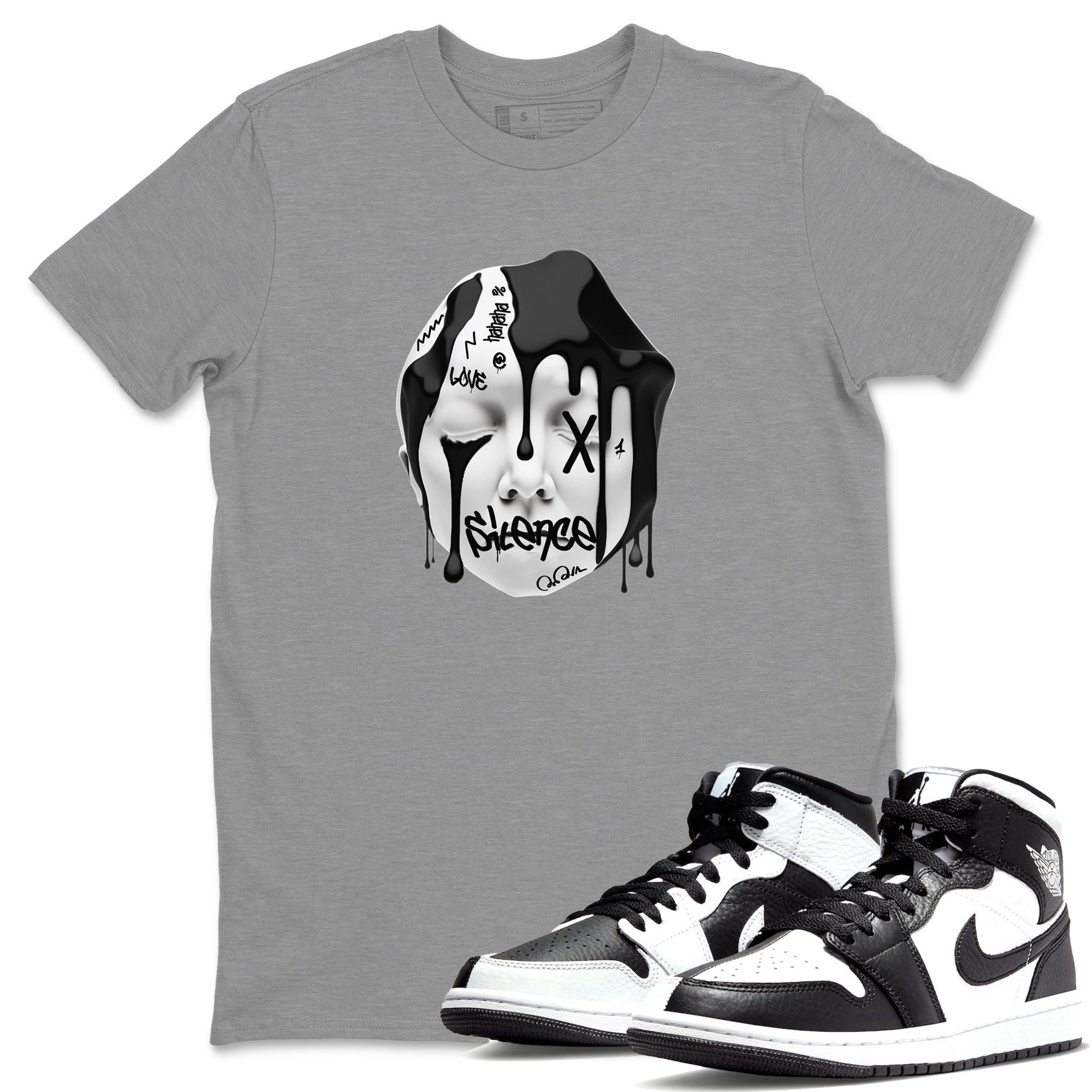 Silence Sculpture Unisex Tops - Air Jordan 1 Homage