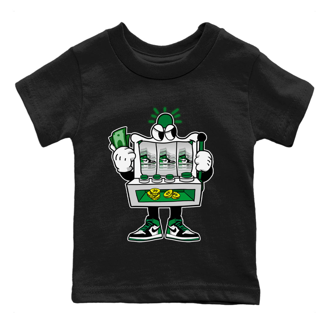Slot Machine Kids Tops - Air Jordan 1 Celtics