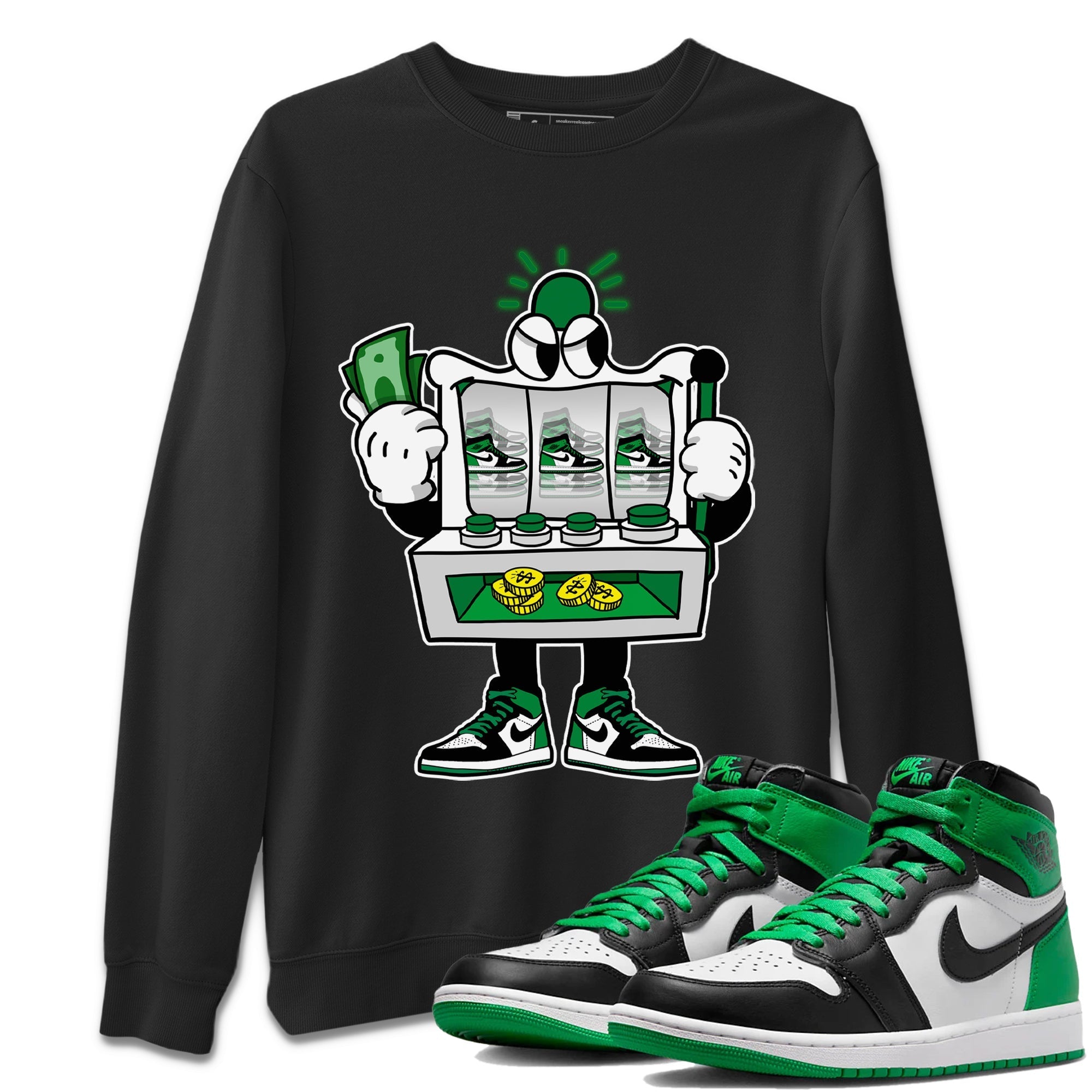 Slot Machine Unisex Tops - Air Jordan 1 Celtics