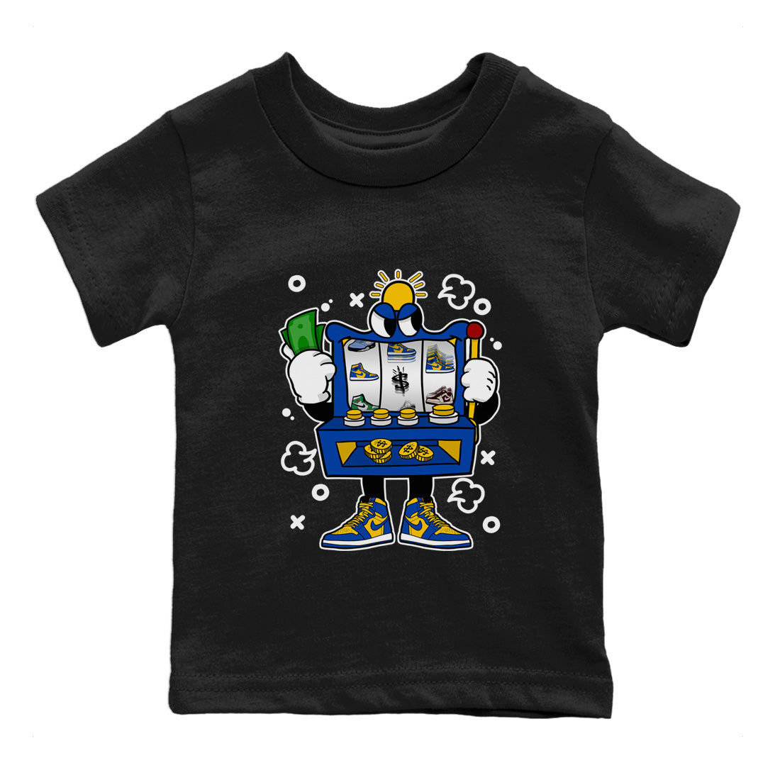 Slot Machine Kids Tops - Air Jordan 1 Game Royal Varsity Maize