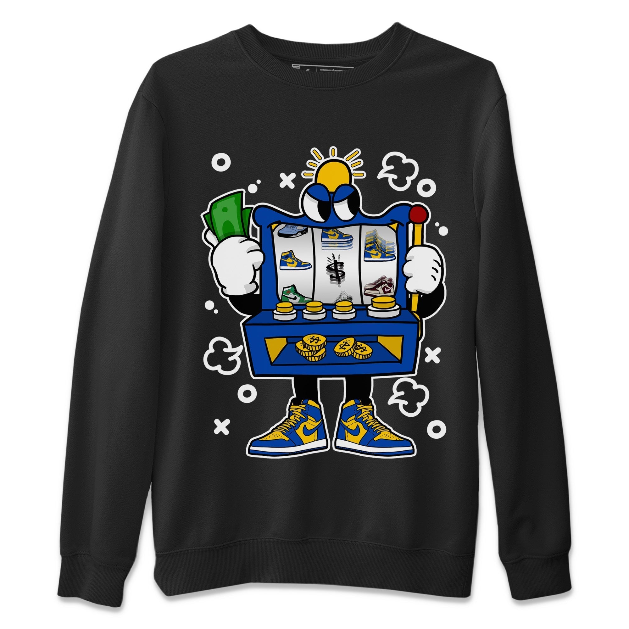 Slot Machine Unisex Tops - Air Jordan 1 Game Royal Varsity Maize