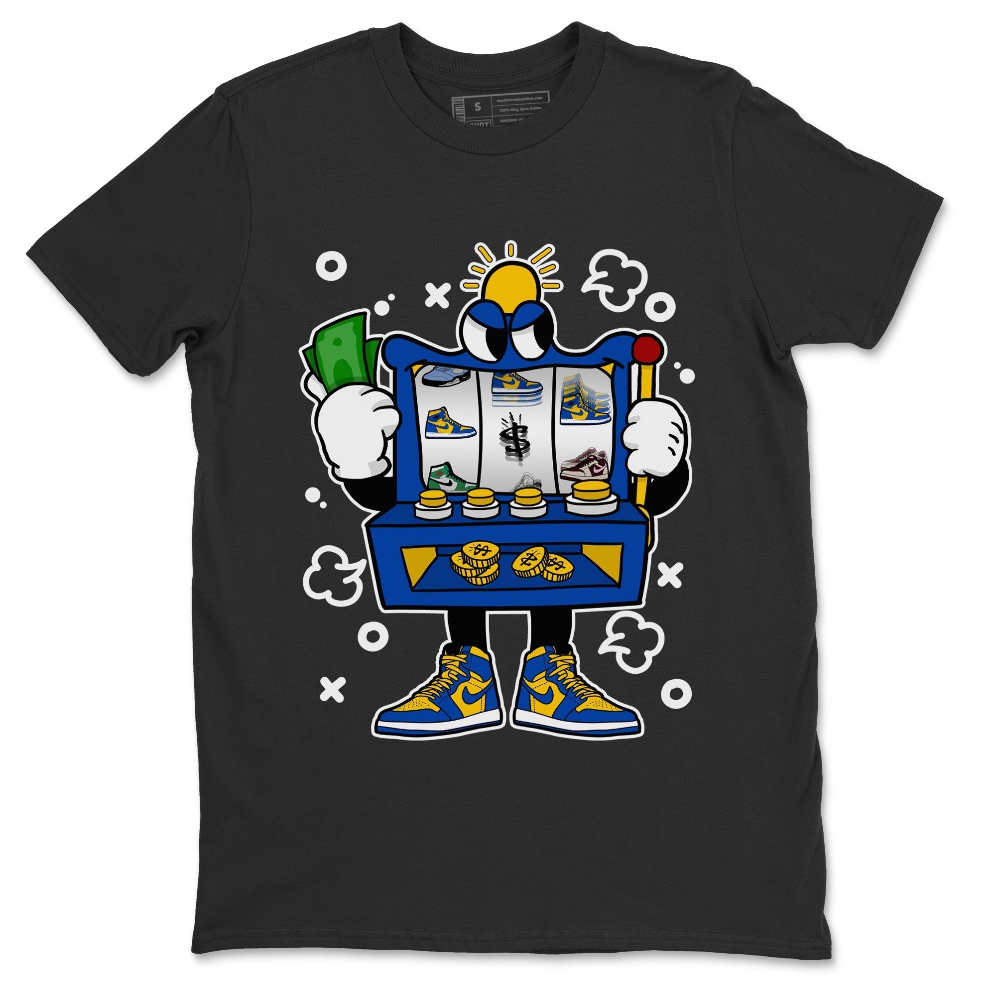 Slot Machine Unisex Tops - Air Jordan 1 Game Royal Varsity Maize