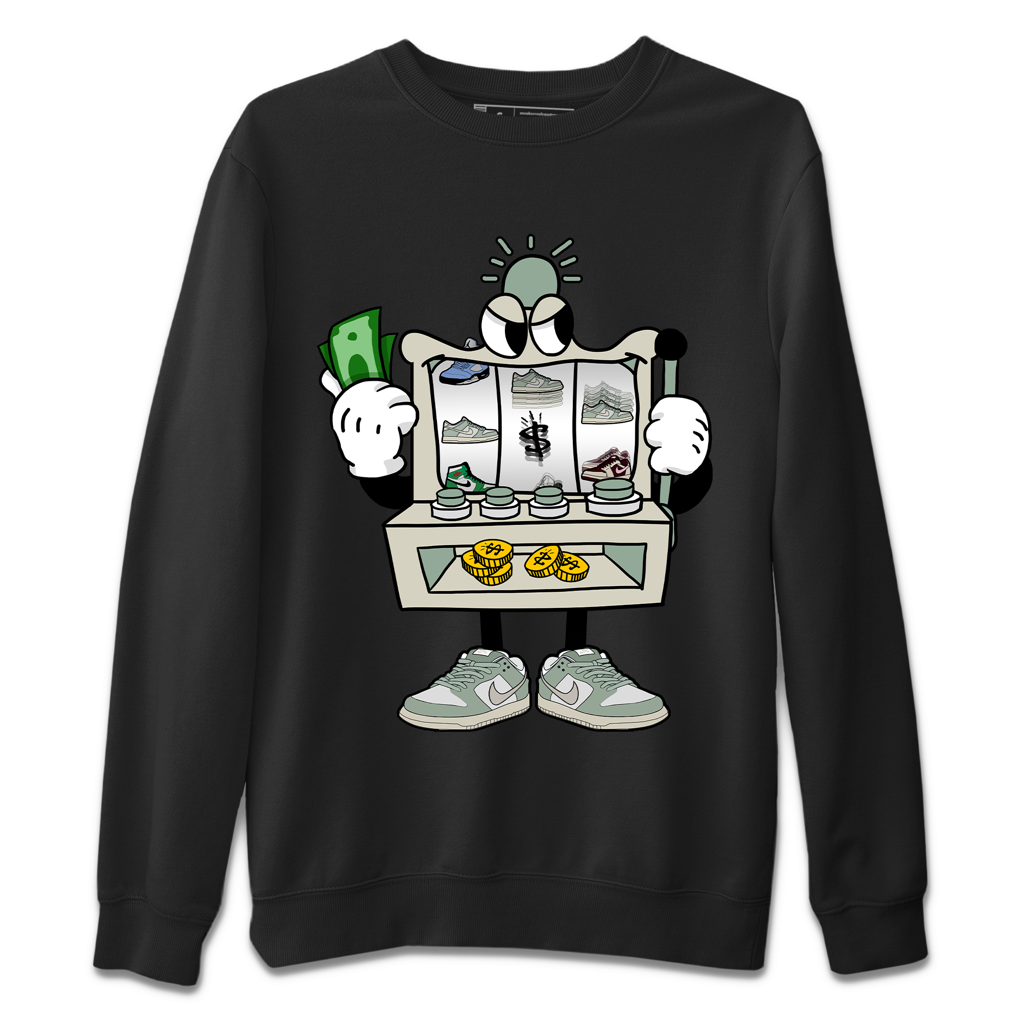Slot Machine Unisex Tops - Dunk Mica Green