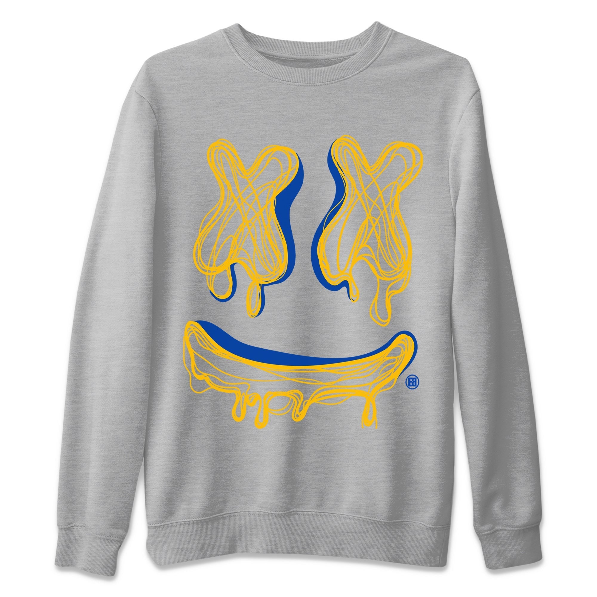 Smile Doodle snkmatch Tees - Air Jordan 1 Game Royal Varsity Maize