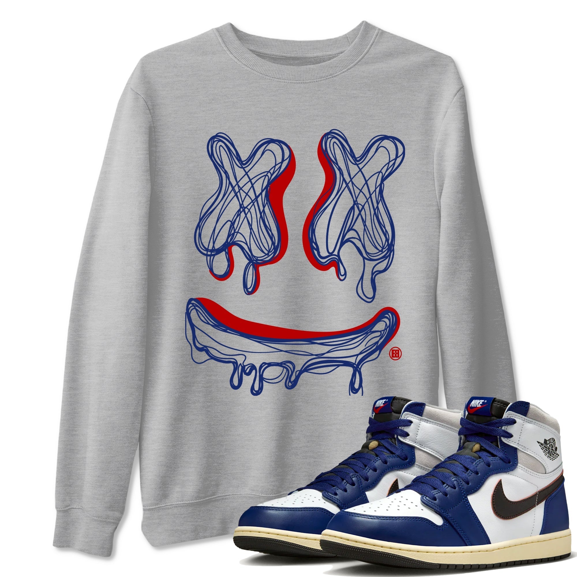 Smile Doodle snkmatch Tees - Air Jordan 1 Rare Air