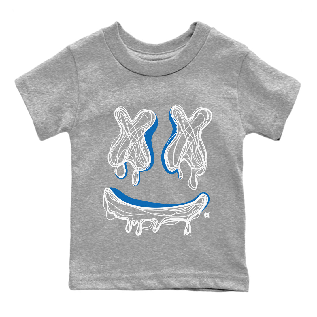 Smile Doodle snkmatch Tees Kids - Air Jordan 1 True Blue