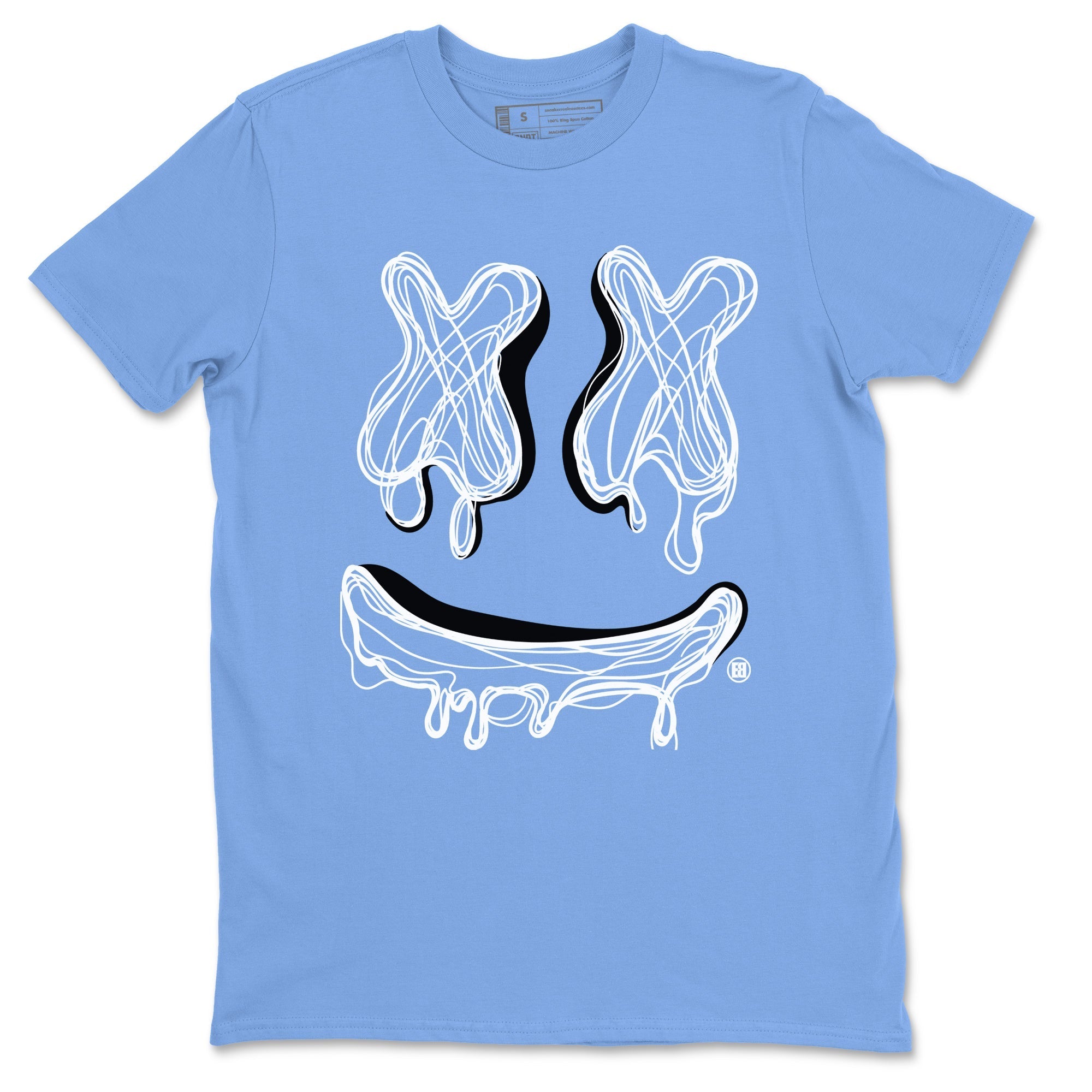 Smile Doodle snkmatch Tees - Air Jordan 11 Retro Legend Blue