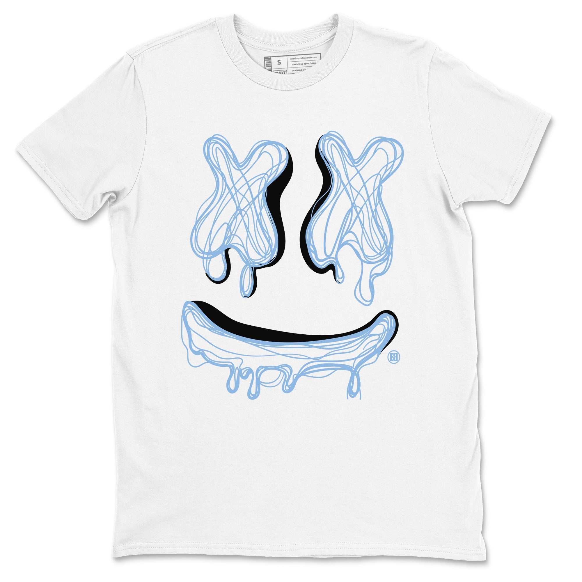 Smile Doodle snkmatch Tees - Air Jordan 11 Retro Legend Blue