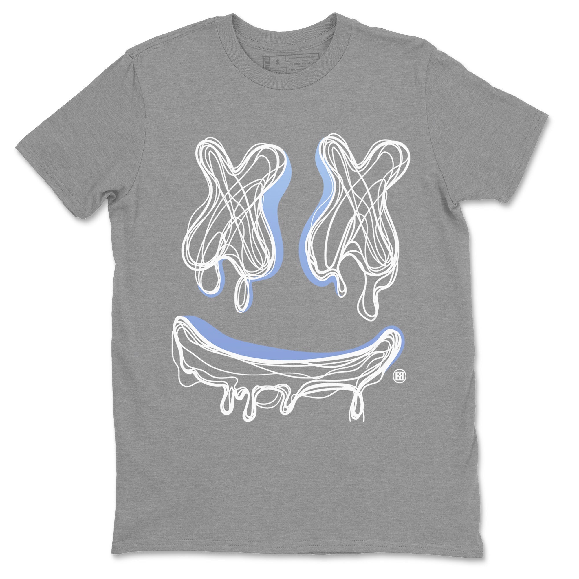 Smile Doodle snkmatch Tees - Air Jordan 11 White Cement